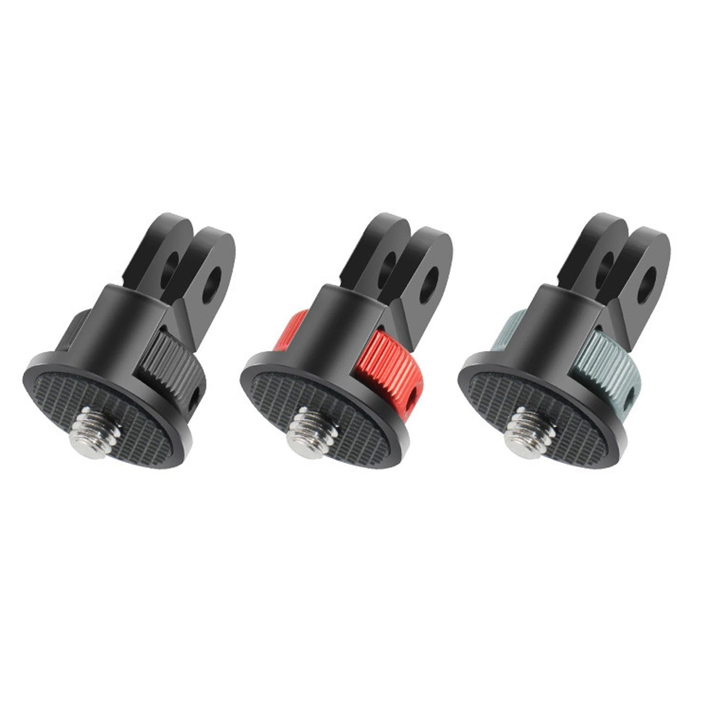 Camera Mount Adapter Lightweight Conversion Tripod Adapter for Action Camera Black Titanium