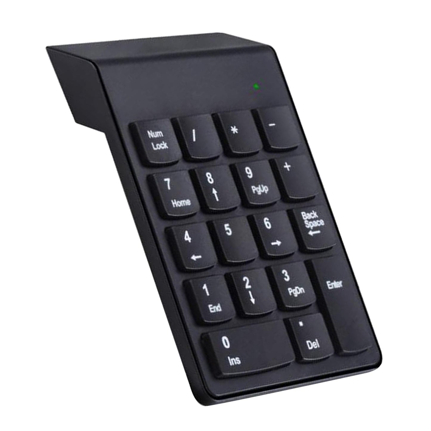 2.4G Wireless Numeric Keypad U Shaped Key Caps Black for Notebook Desktop