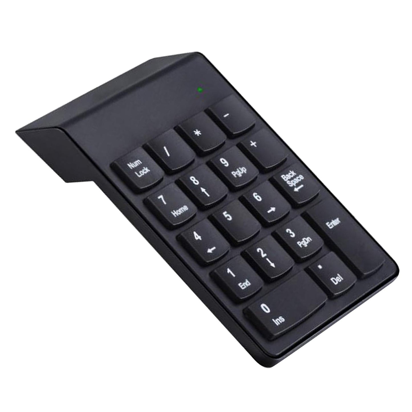 2.4G Wireless Numeric Keypad U Shaped Key Caps Black for Notebook Desktop