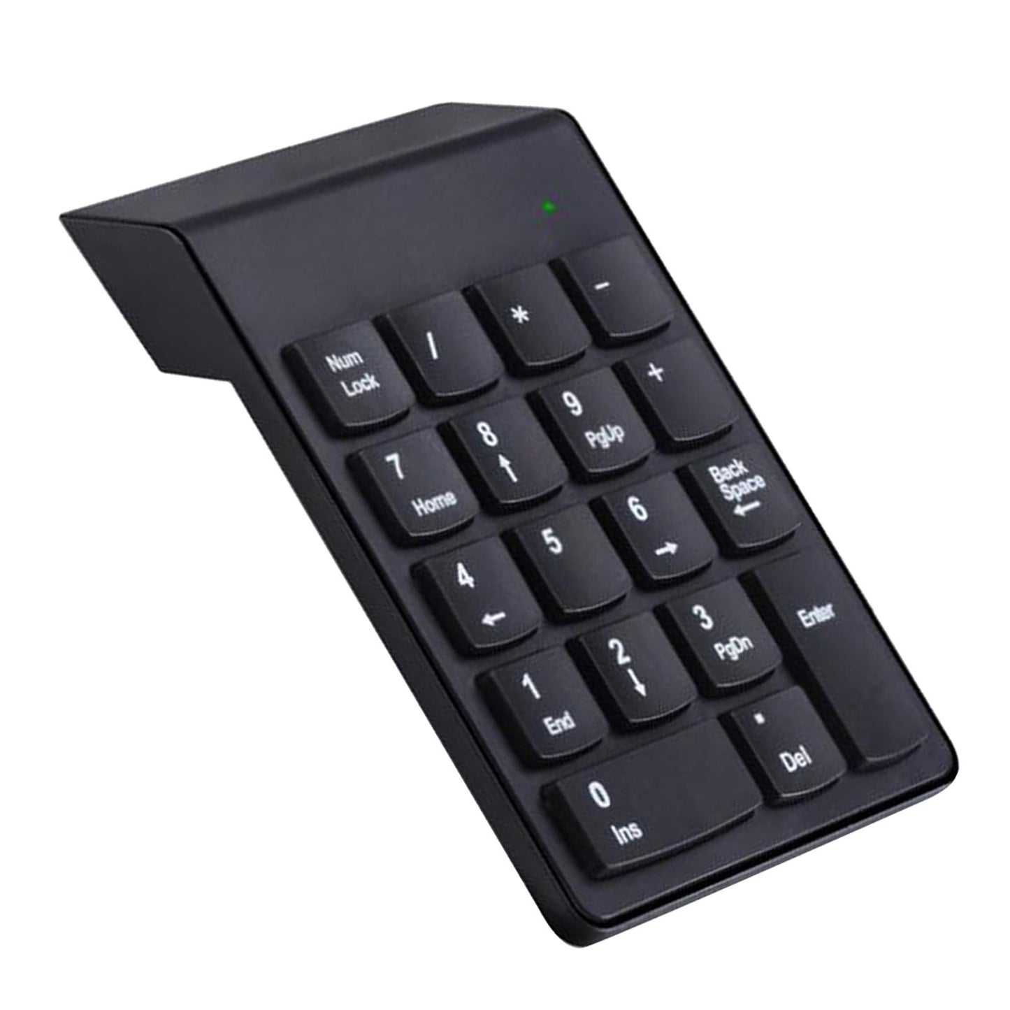 2.4G Wireless Numeric Keypad U Shaped Key Caps Black for Notebook Desktop