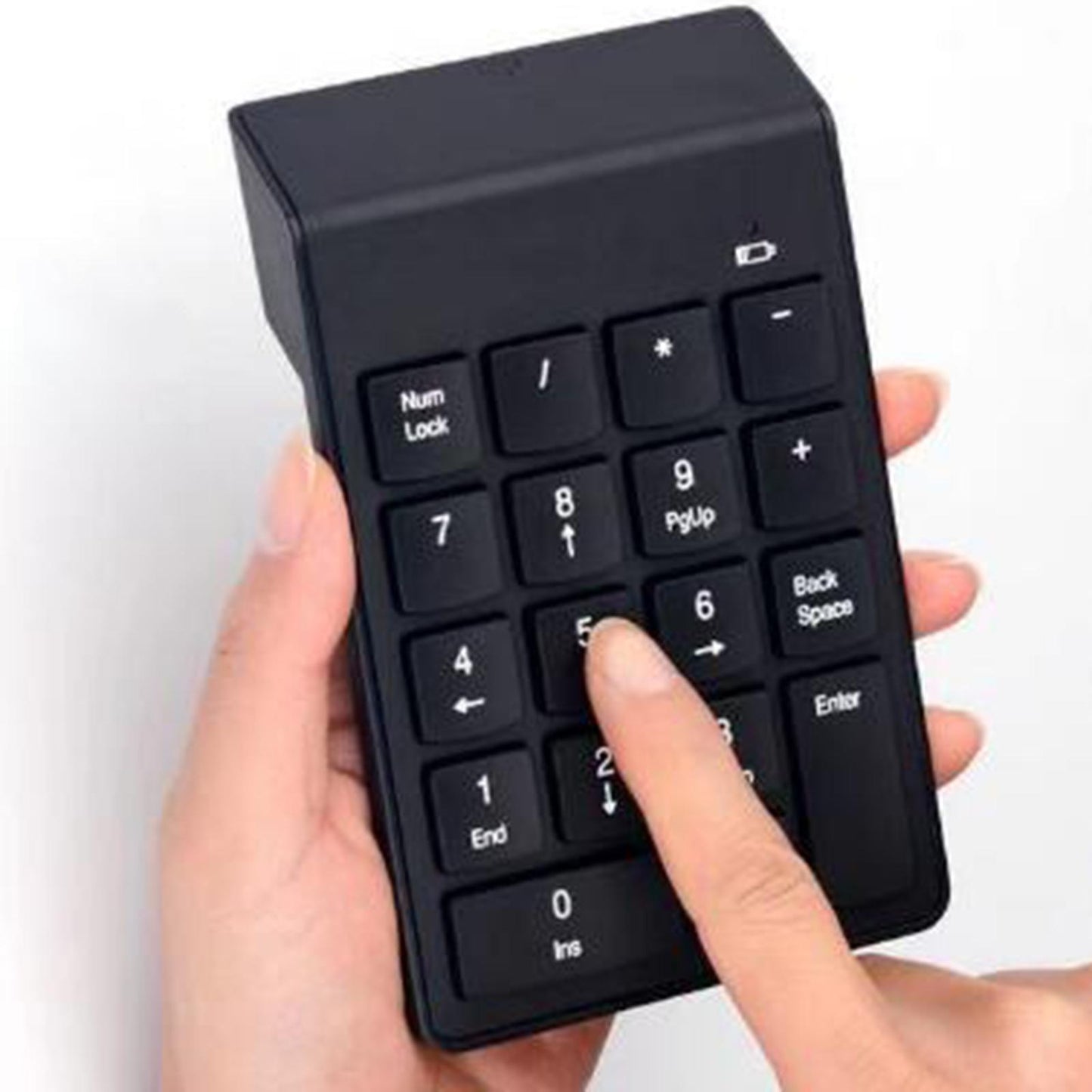 2.4G Wireless Numeric Keypad U Shaped Key Caps Black for Notebook Desktop