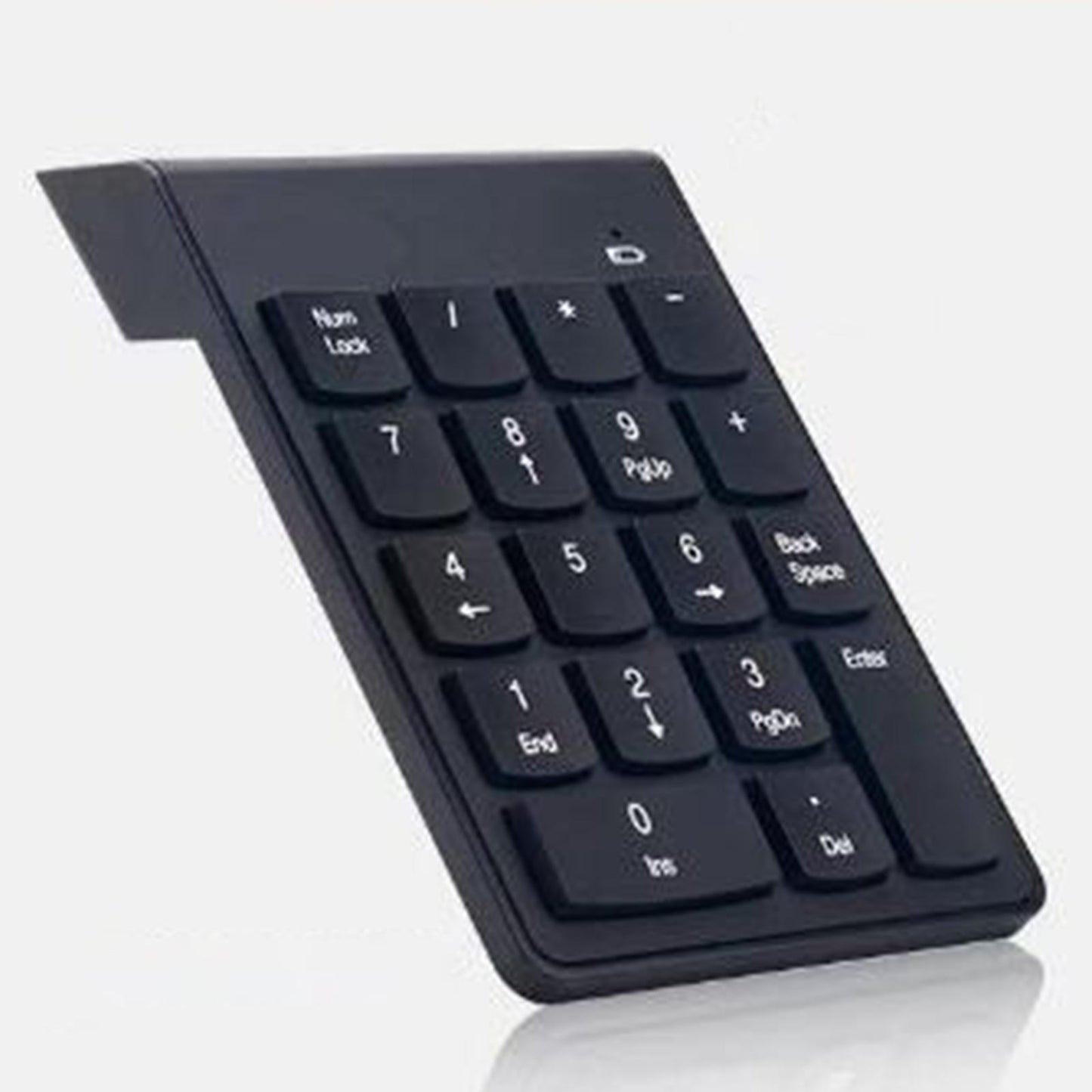 2.4G Wireless Numeric Keypad U Shaped Key Caps Black for Notebook Desktop