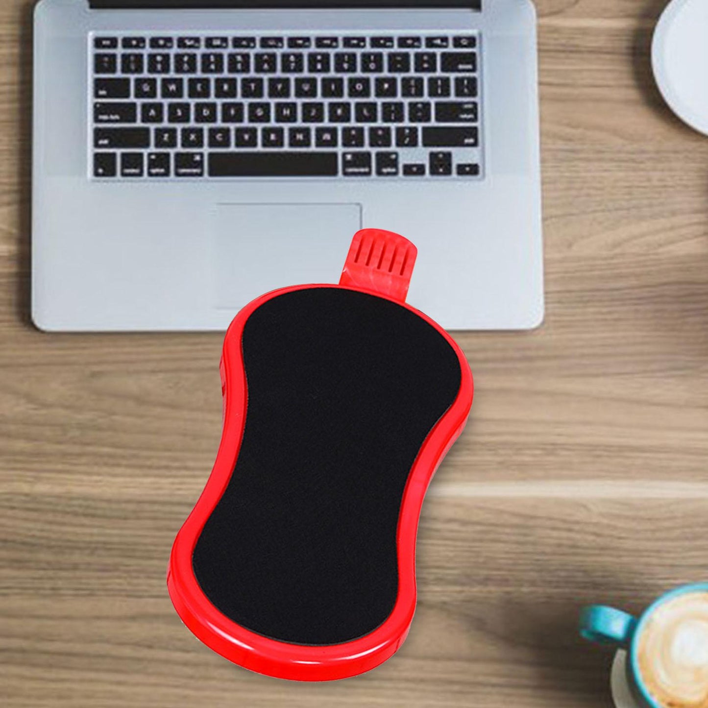 Ergonomic Computer Arm Rest Punch Free Relaxes Arm for Home Chair Table red