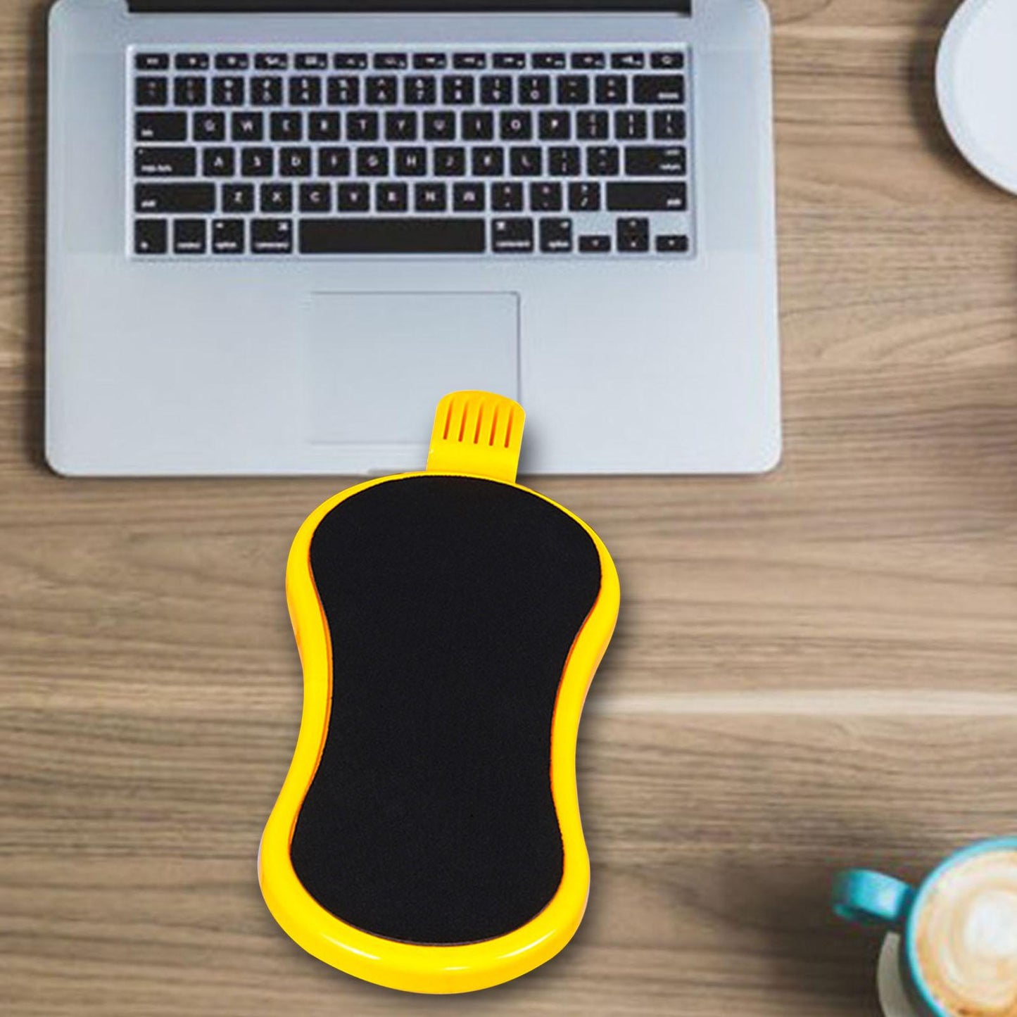 Ergonomic Computer Arm Rest Punch Free Relaxes Arm for Home Chair Table yellow