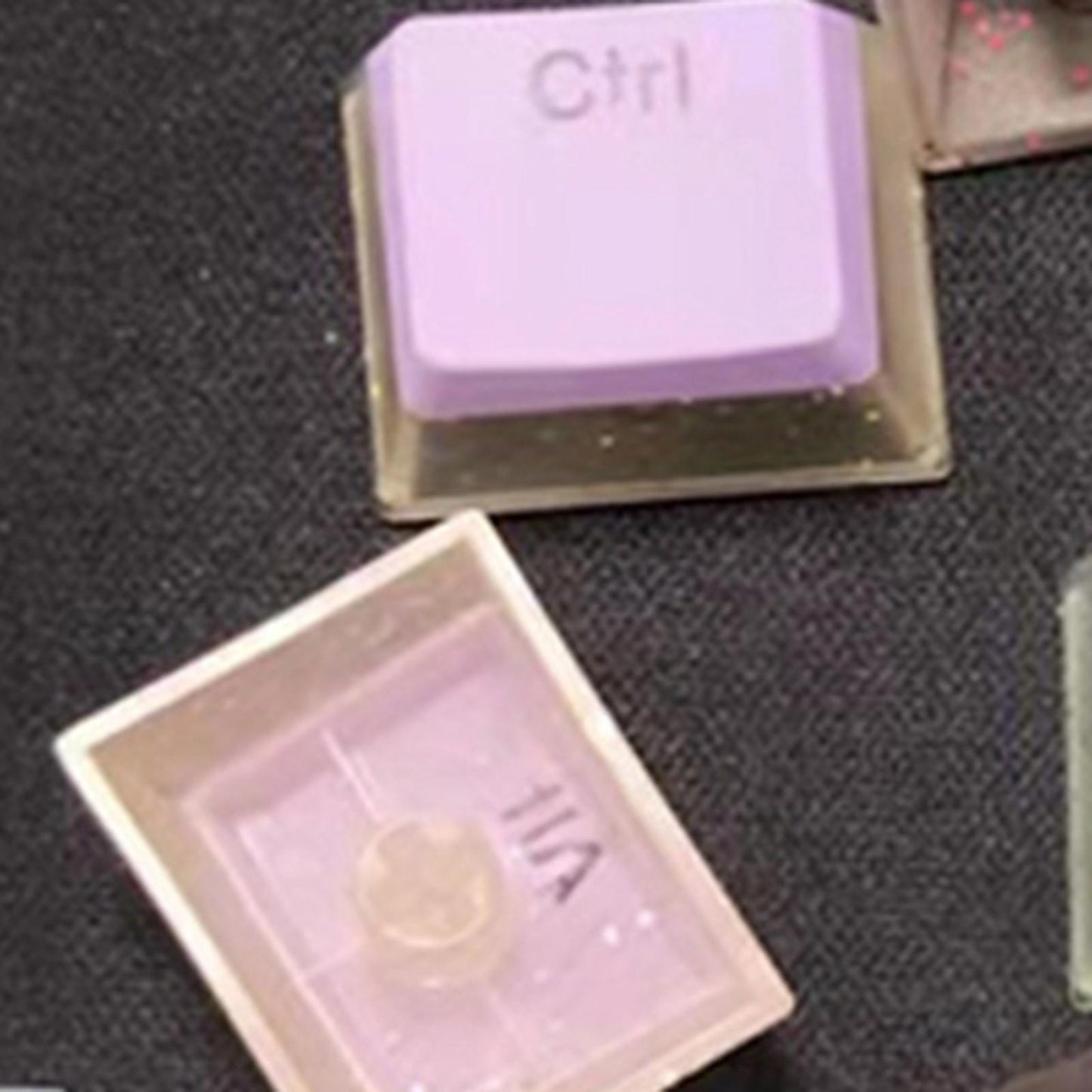 Gaming 108 Key Keycaps Kit Double Shot English PBT for Mechanical Keyboards Purple