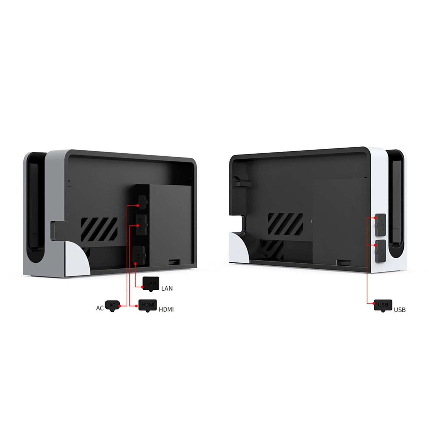 14 in 1 NS Dust Plug Cover Silicone Dust Cover for Switch Protector Plug Set