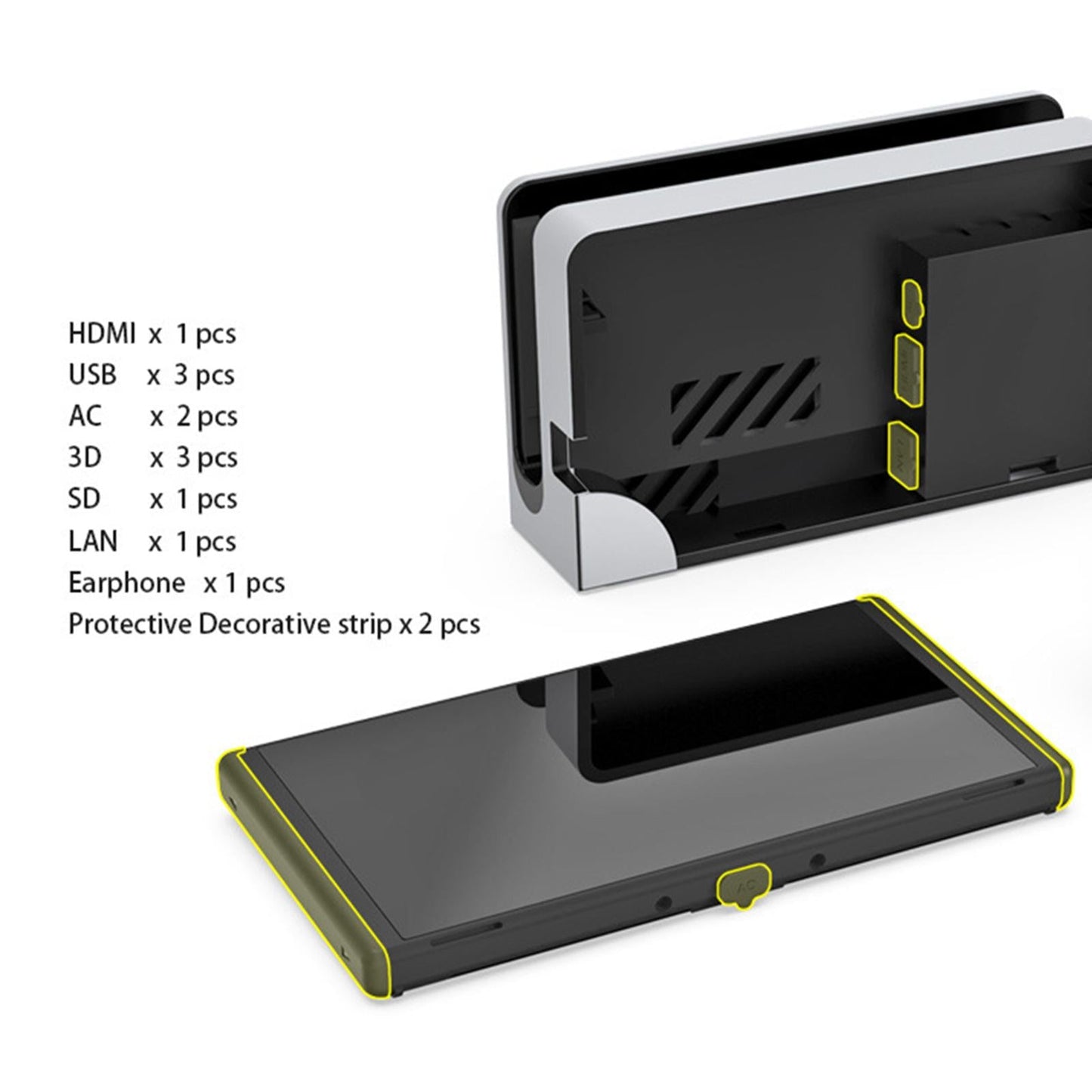 14 in 1 NS Dust Plug Cover Silicone Dust Cover for Switch Protector Plug Set