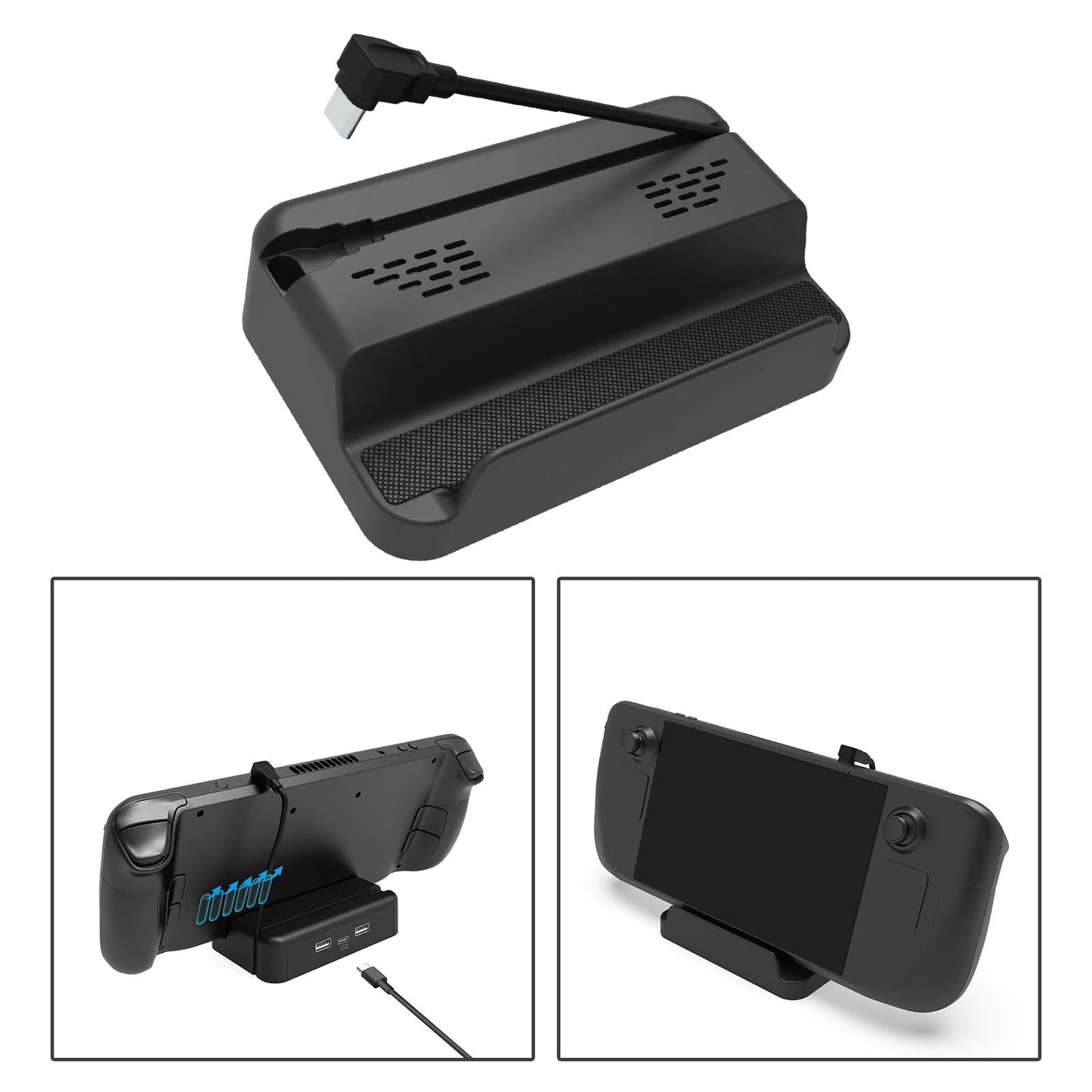 Charging Dock for Steam Deck Phone Holder Durable for Smartphones Gamepad