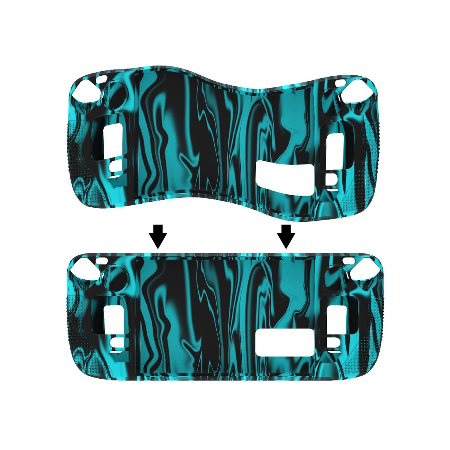 Silicone Protective Case for Steam Deck Drop Protection Anti Slip Cover Case Blue