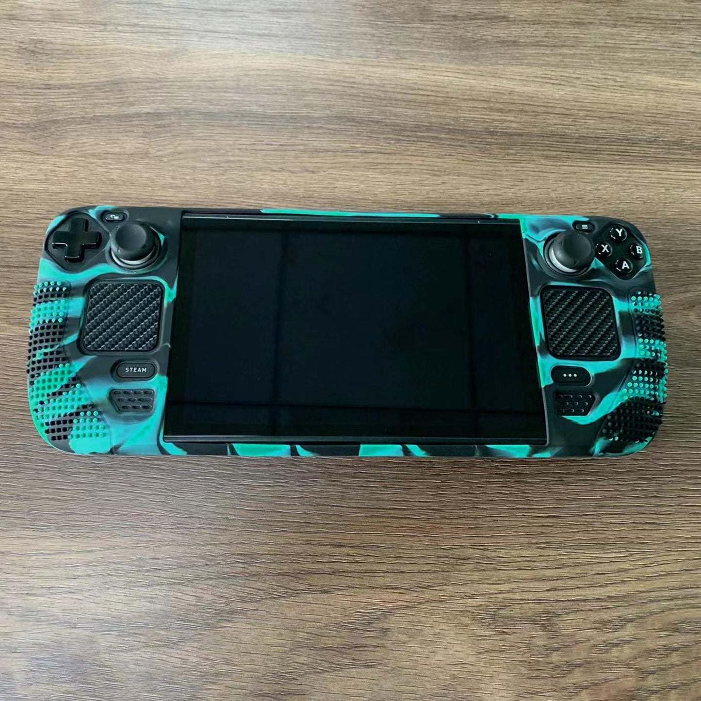 Silicone Protective Case for Steam Deck Drop Protection Anti Slip Cover Case Blue