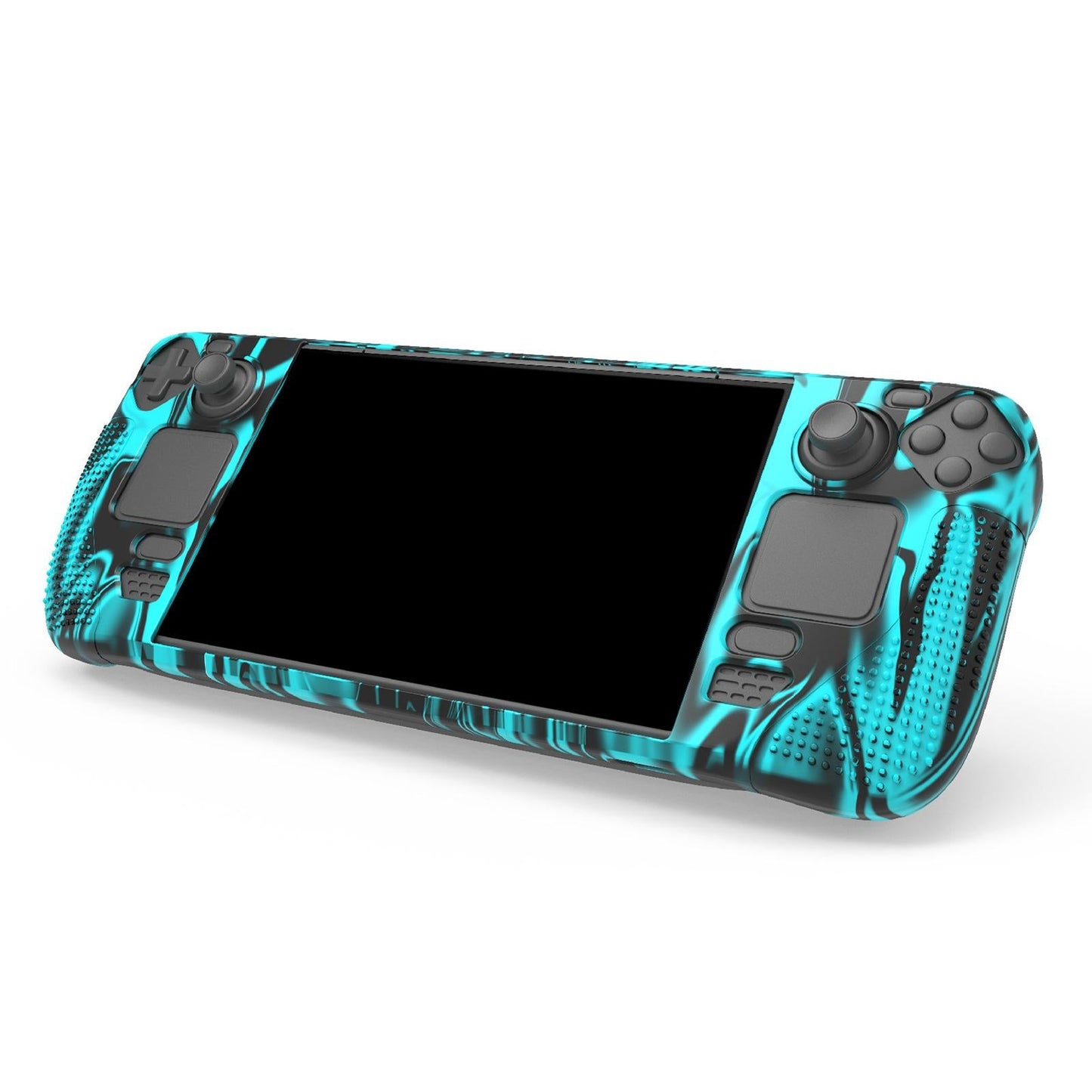 Silicone Protective Case for Steam Deck Drop Protection Anti Slip Cover Case Blue