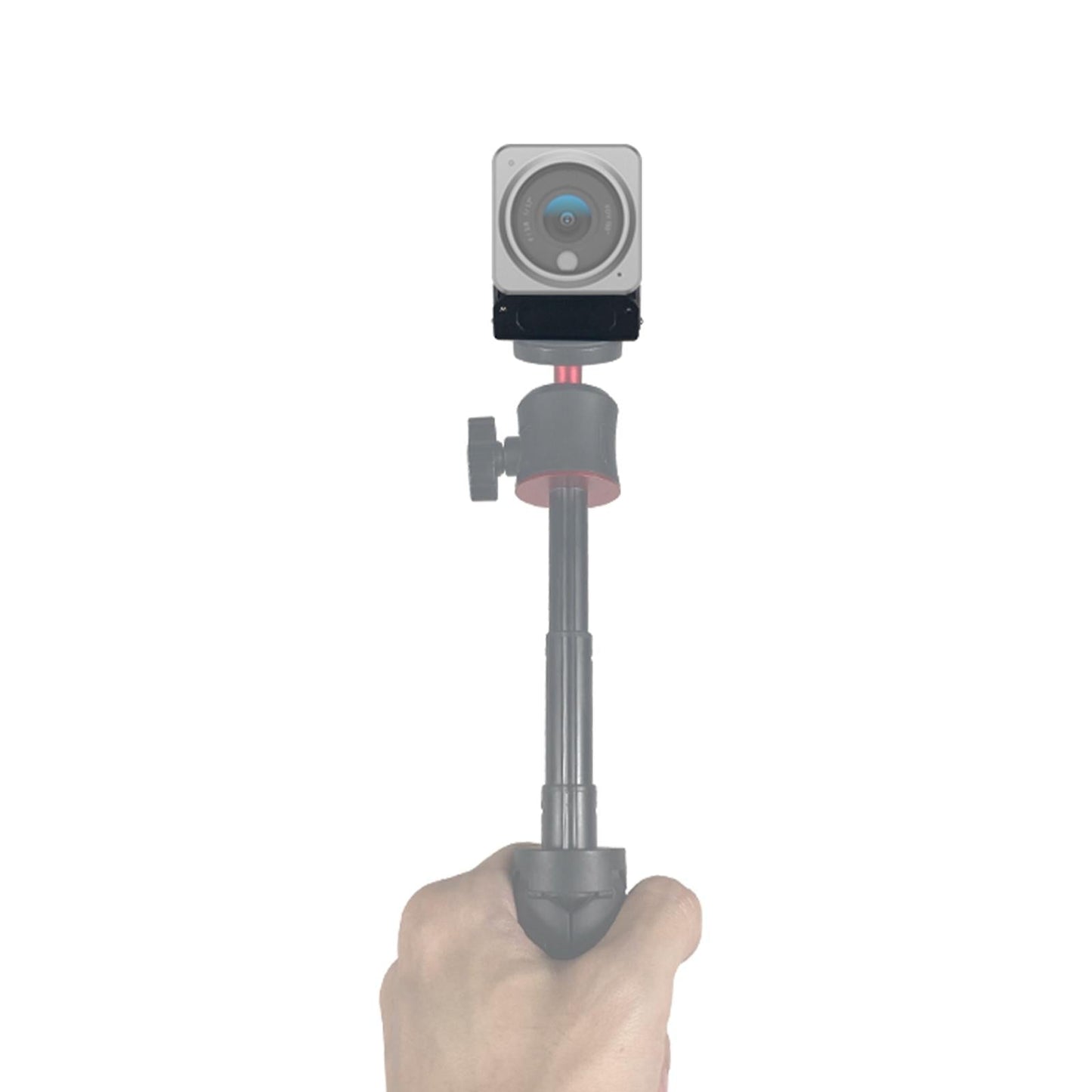 Aluminum Alloy Magnetic Adapter Mount 1/4 Thread for DJI Action 2 Accs"