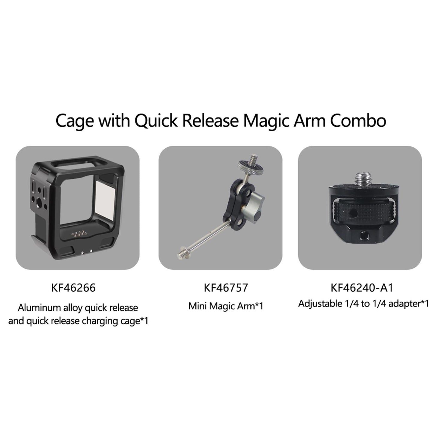 Camera Rabbit Cage Frame Shell Housing Case for DJI Action 2 Accessory