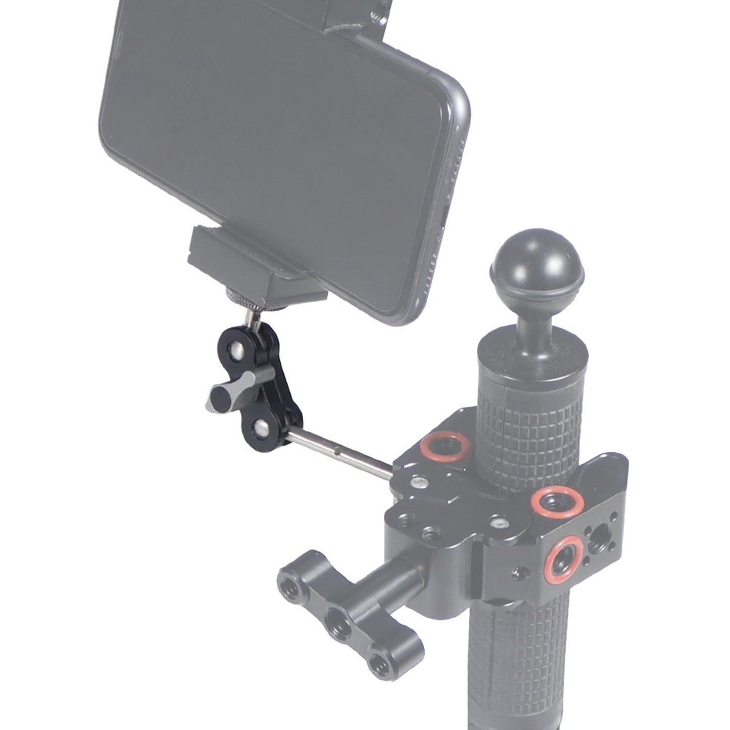 Photography Gimbal Bracket 360 Rotation with1/4 Screw Monitors Fill Lights Long Screw