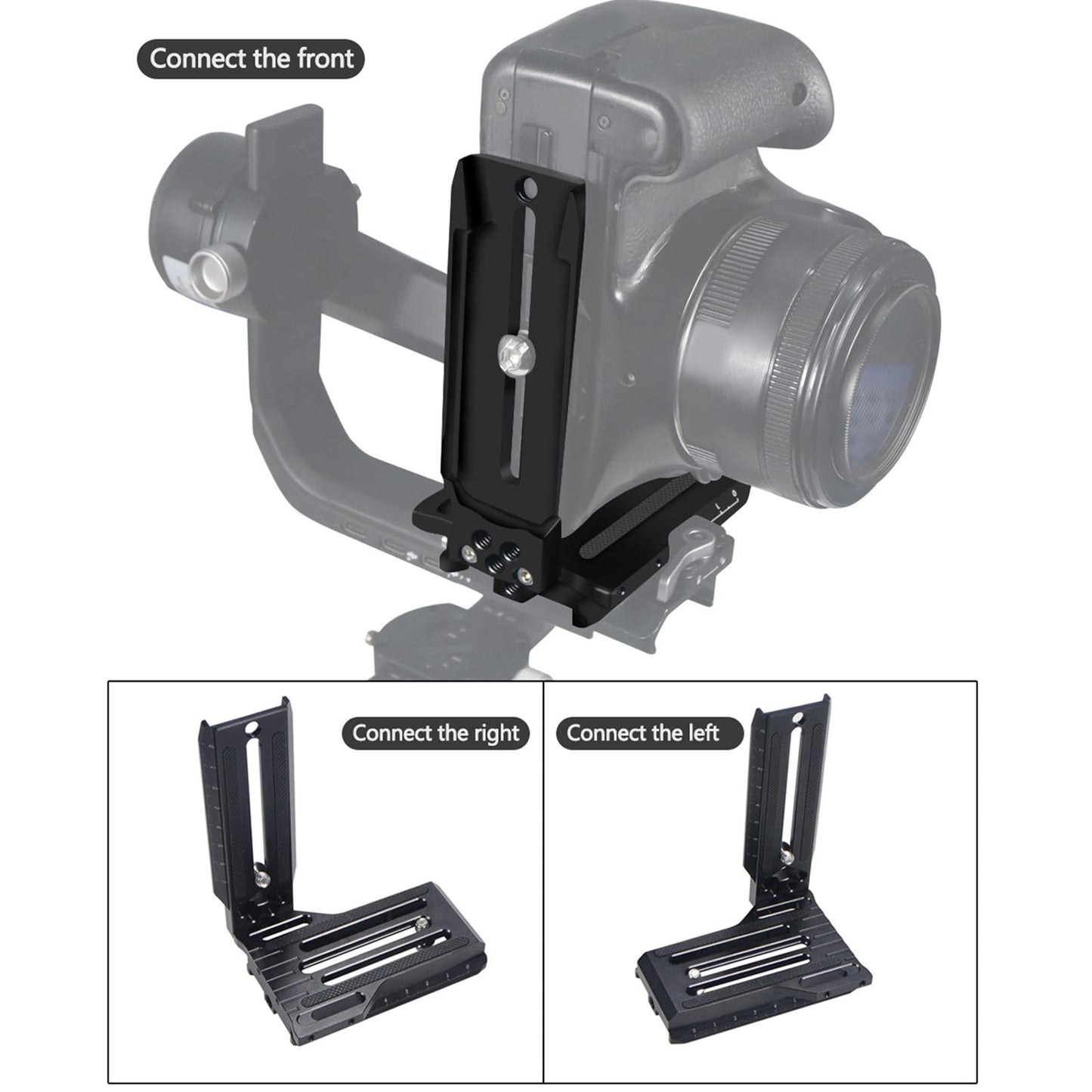 L Type Quick Loading Board Arca Swiss Standard Black Extender Fast Loading