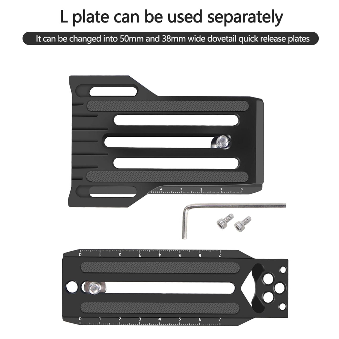 L Type Quick Loading Board Arca Swiss Standard Black Extender Fast Loading