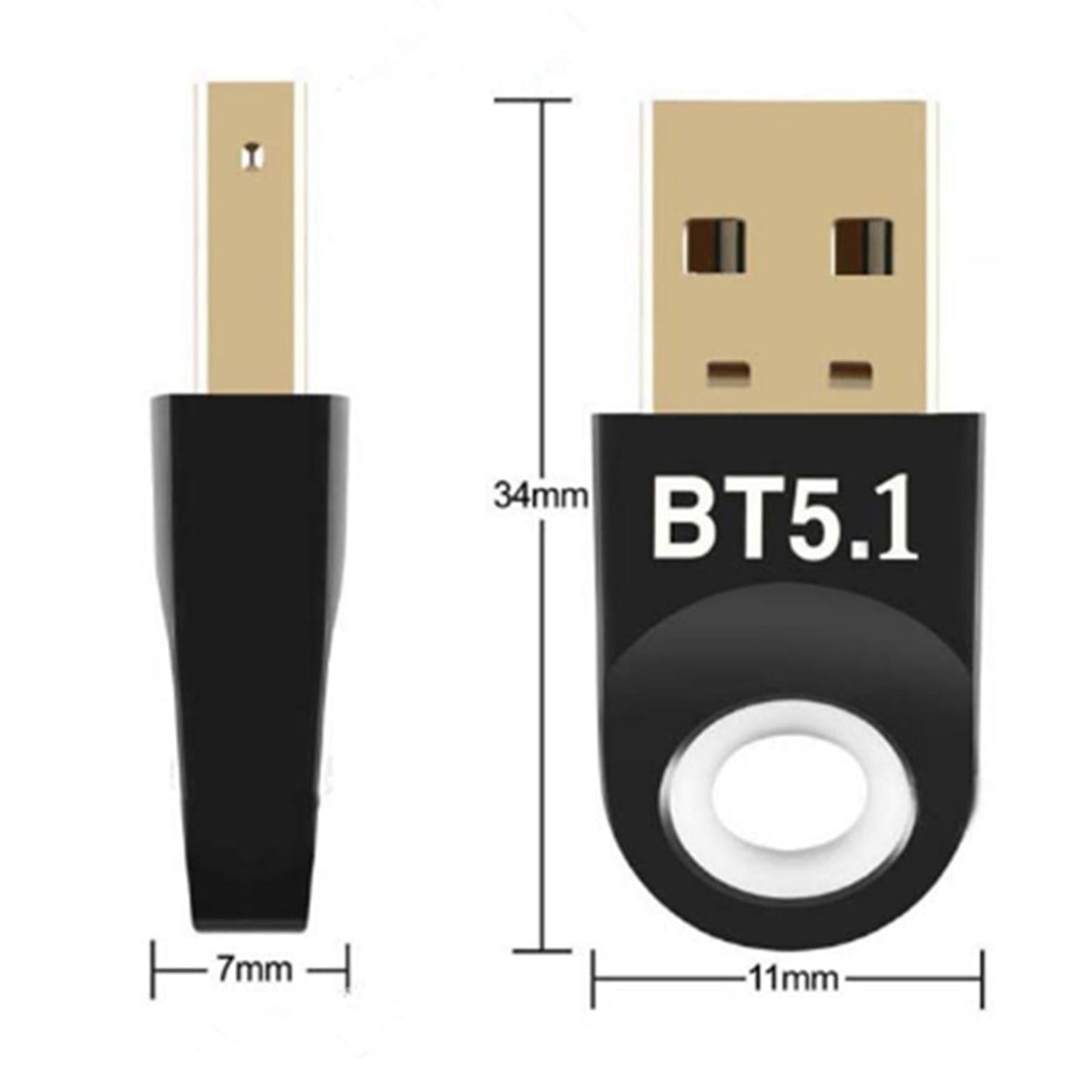 Mini USB Bluetooth Transmitter Receiver for Speaker Home Audio System TV PC