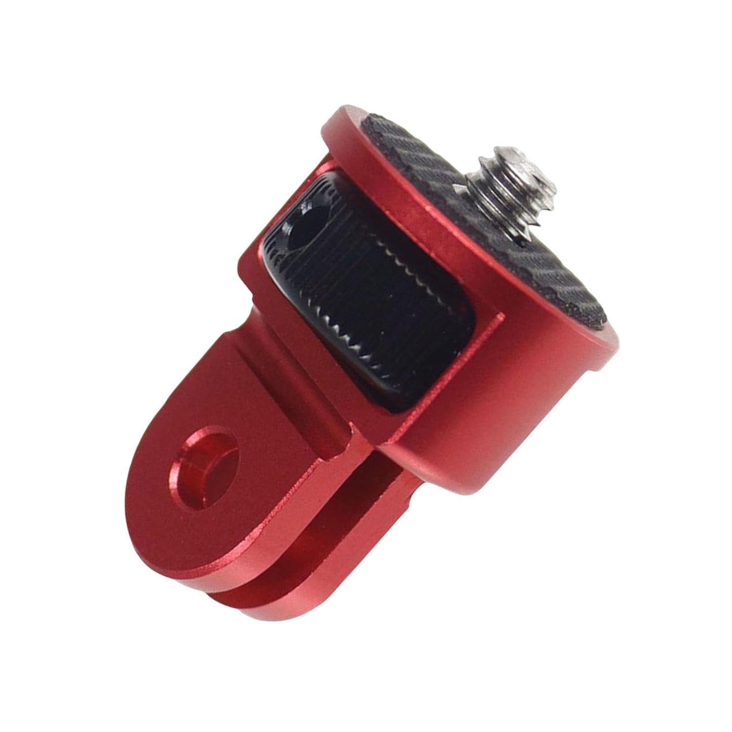 Mini Tripod Mount Adapter 360 Degree with 1/4 Screw Converter Red Black