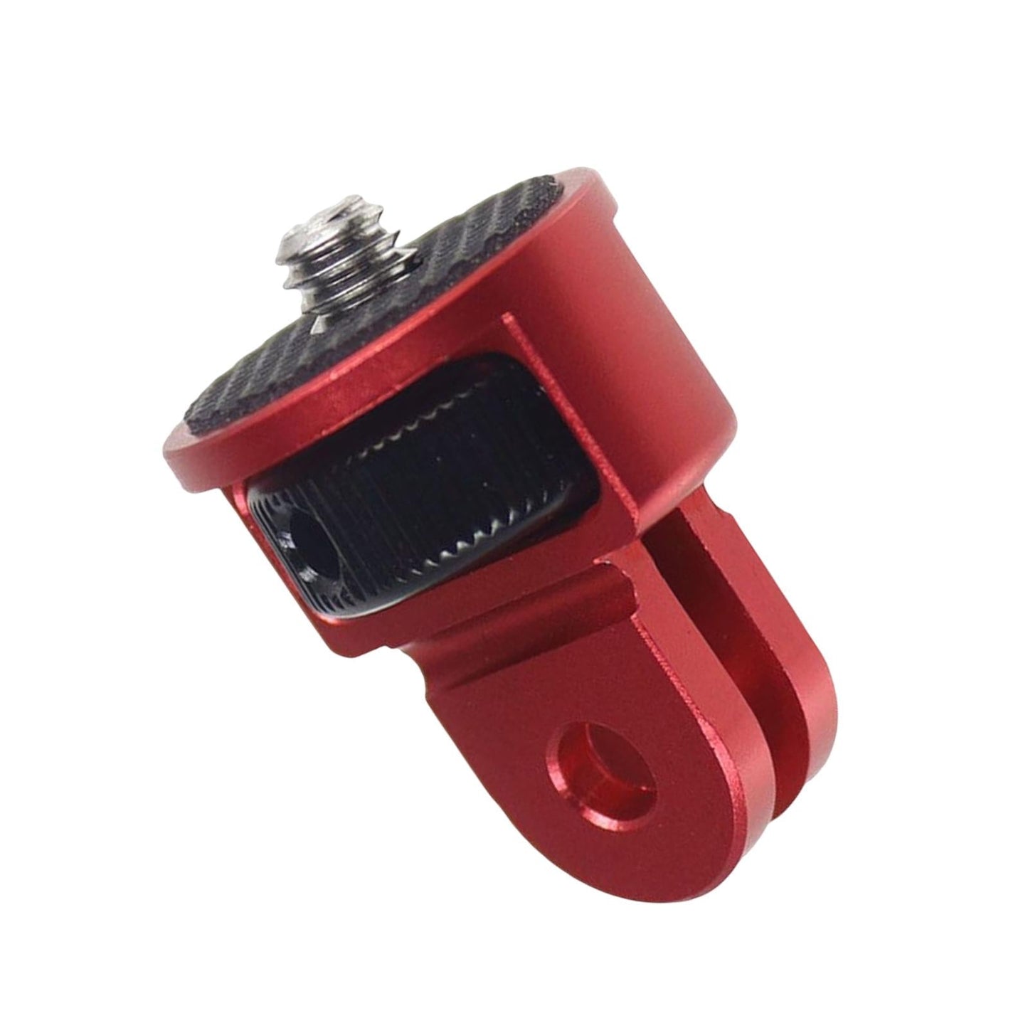 Mini Tripod Mount Adapter 360 Degree with 1/4 Screw Converter Red Black