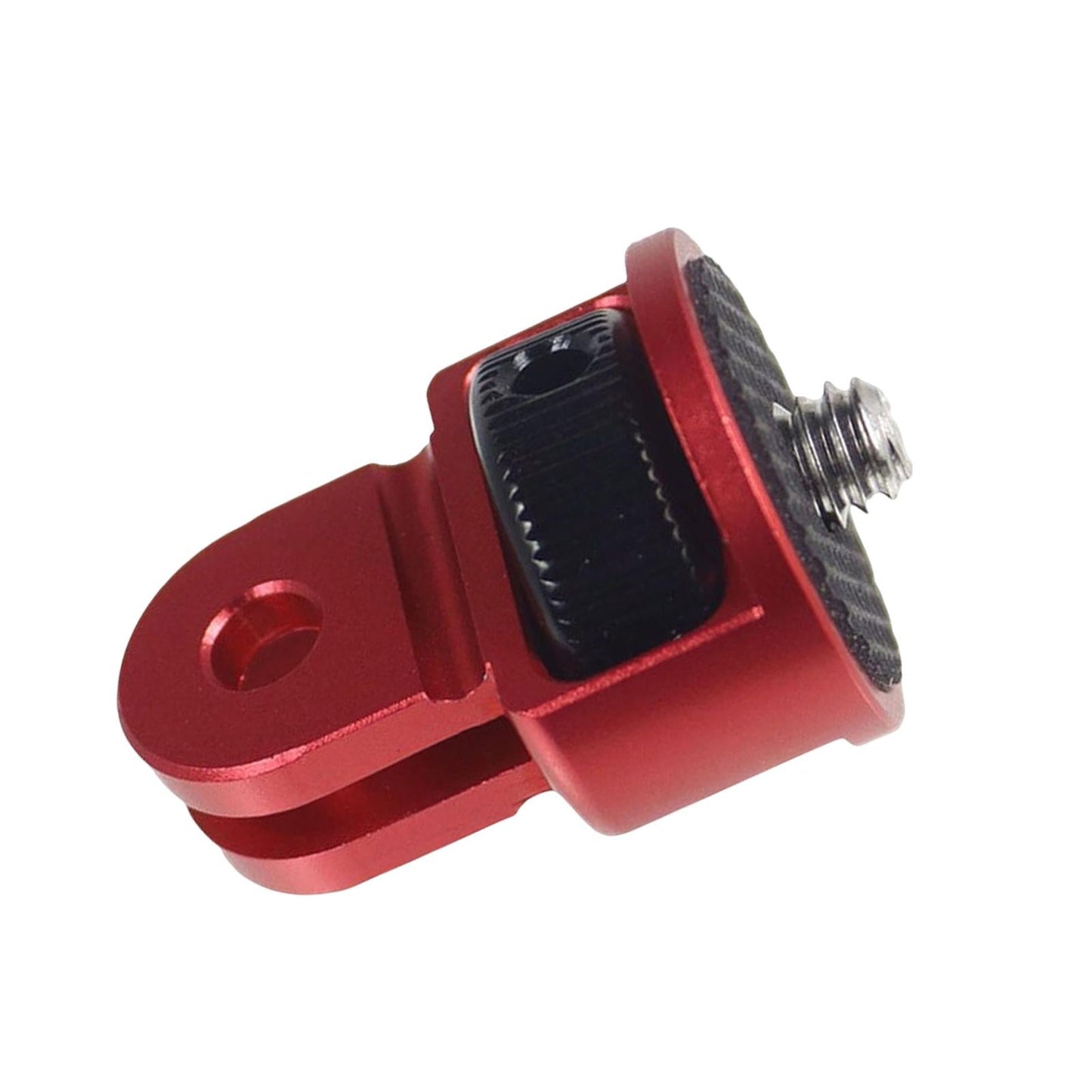 Mini Tripod Mount Adapter 360 Degree with 1/4 Screw Converter Red Black