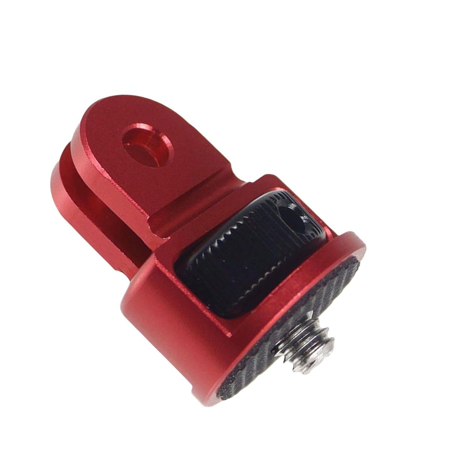 Mini Tripod Mount Adapter 360 Degree with 1/4 Screw Converter Red Black