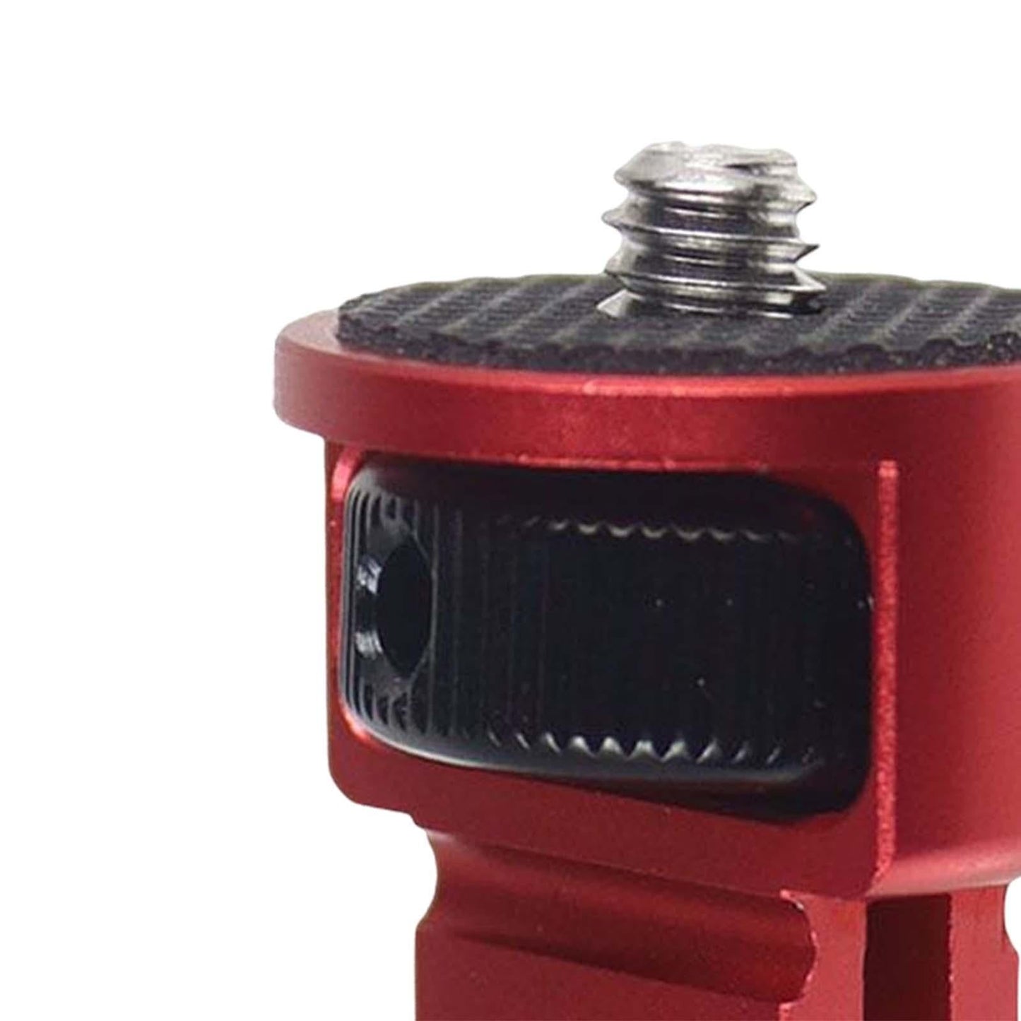 Mini Tripod Mount Adapter 360 Degree with 1/4 Screw Converter Red Black