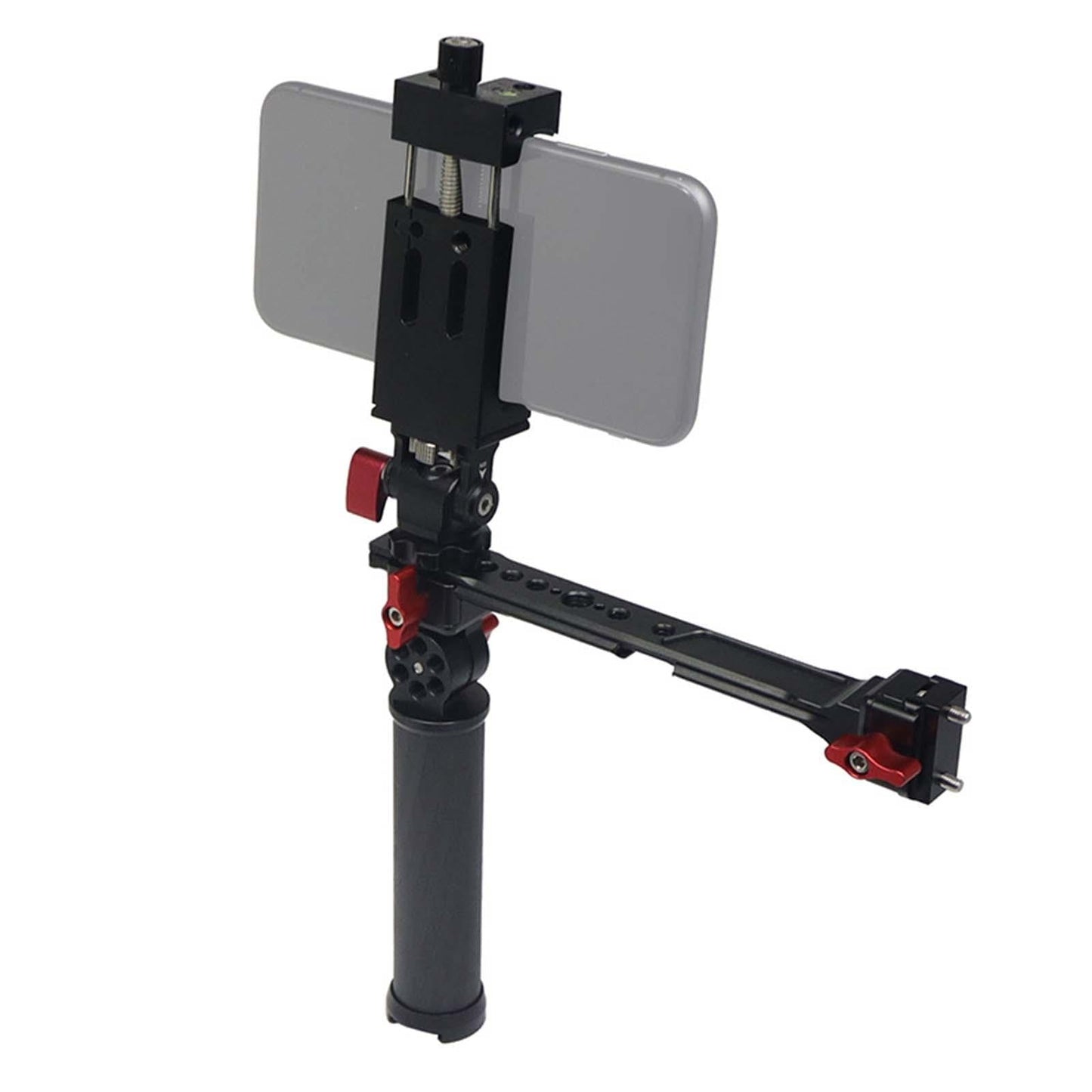 Dual Hand Stabilizer with Cold Shoe Mounts Adjustable for DJI Rsc2 RS2