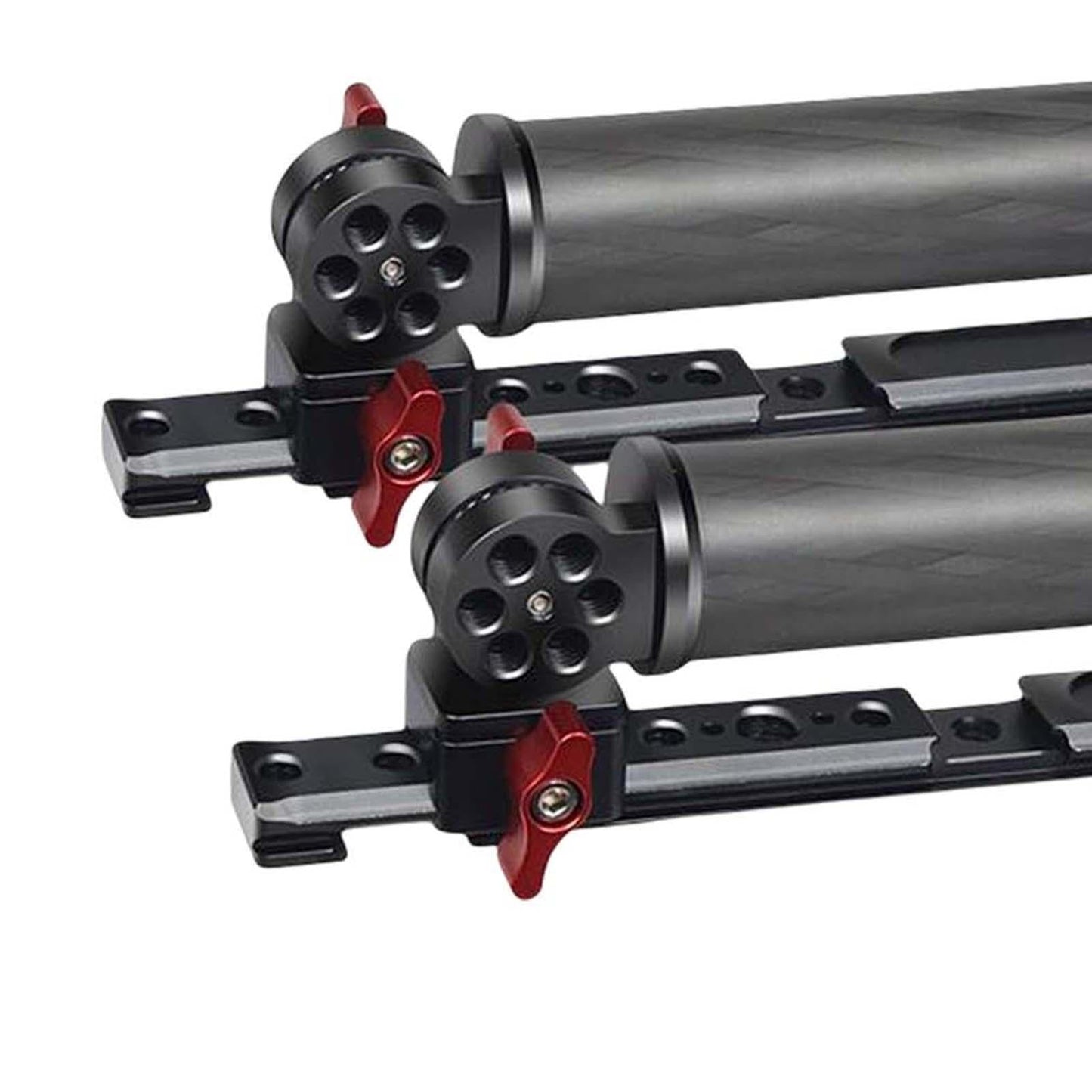 Dual Hand Stabilizer with Cold Shoe Mounts Adjustable for DJI Rsc2 RS2