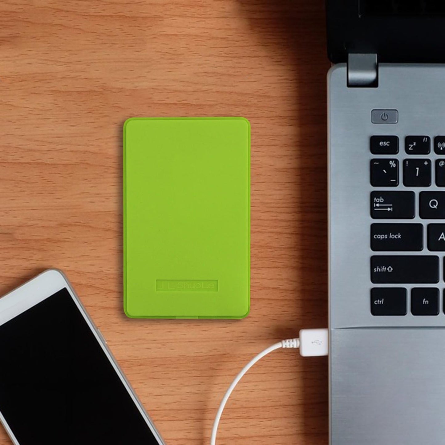 2.5 External Hard Drive Enclosure Box USB 2.0 for Notebook PC Green"