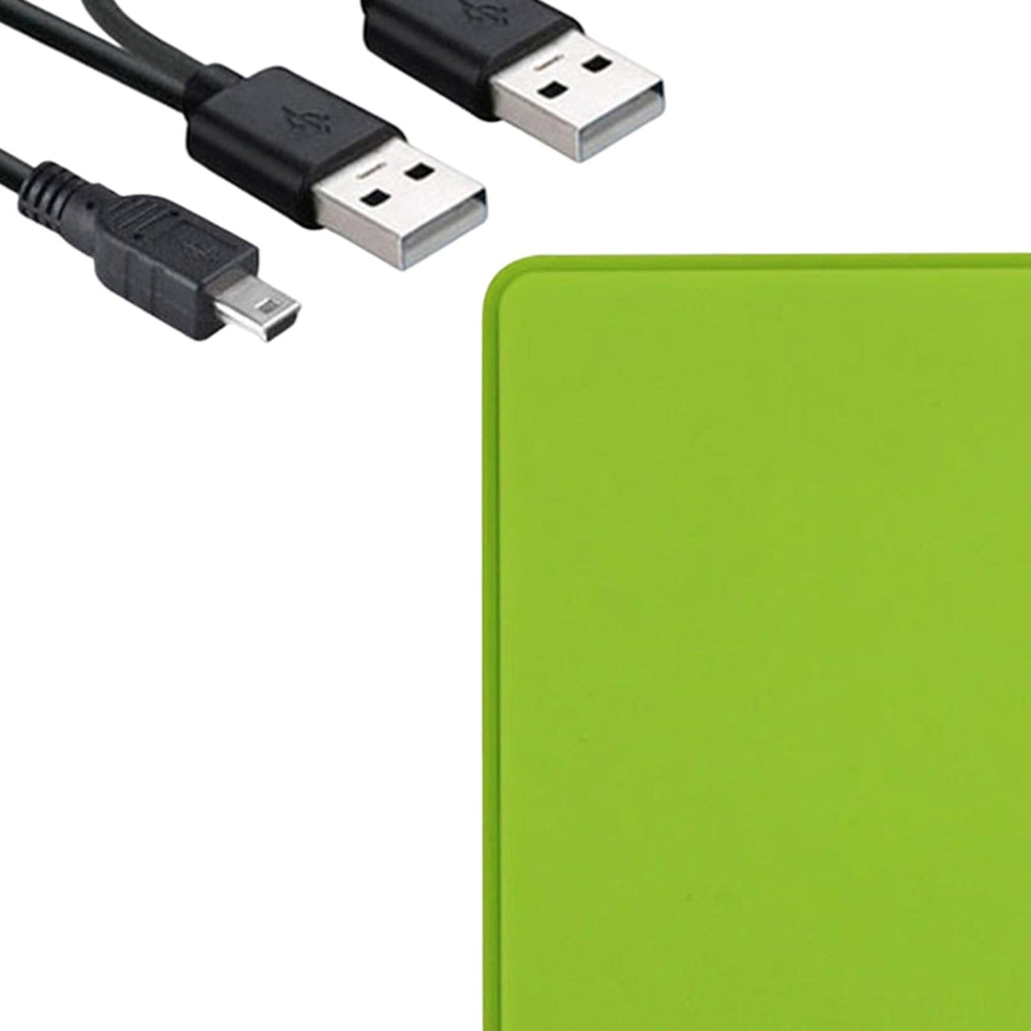 2.5 External Hard Drive Enclosure Box USB 2.0 for Notebook PC Green"