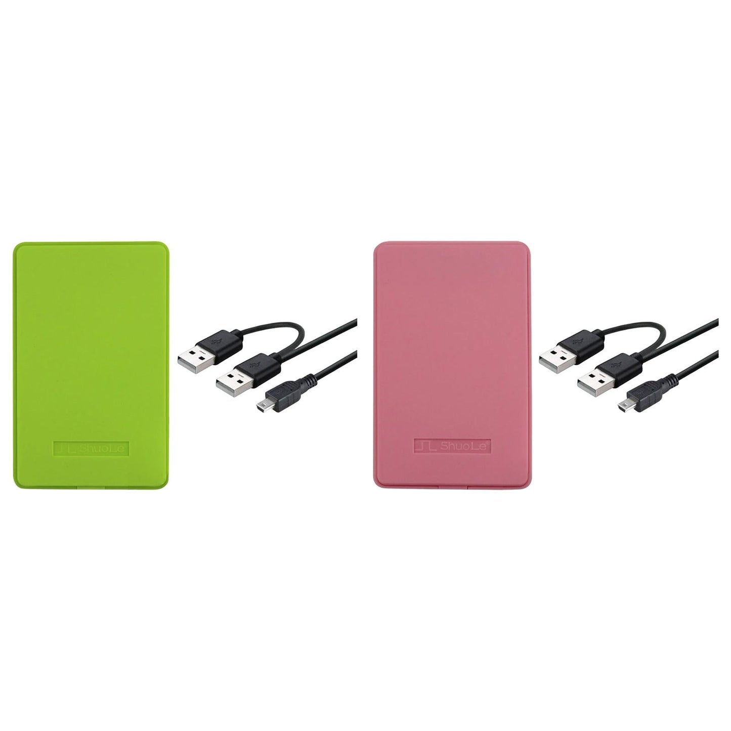 2.5 External Hard Drive Enclosure Box USB 2.0 for Notebook PC Green"