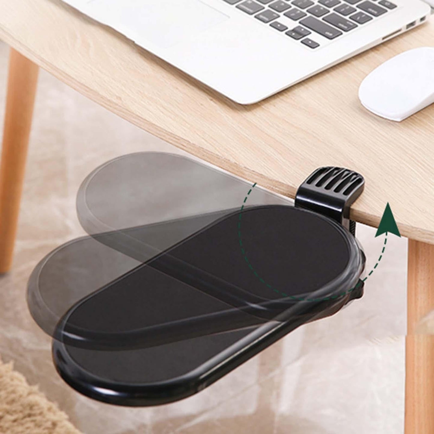 Computer Arm Support Clamp Tray PC Wrist Extender Ergonomic for Desk Table