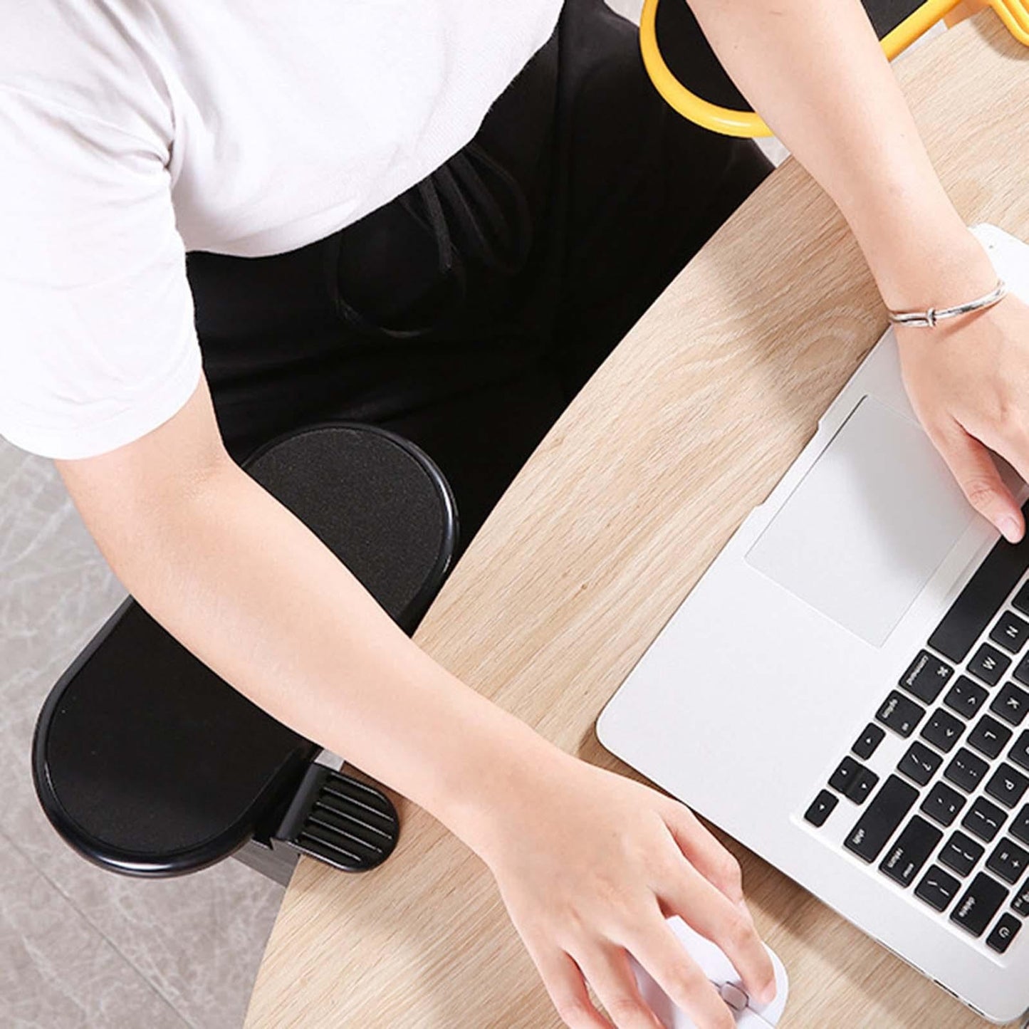 Computer Arm Support Clamp Tray PC Wrist Extender Ergonomic for Desk Table