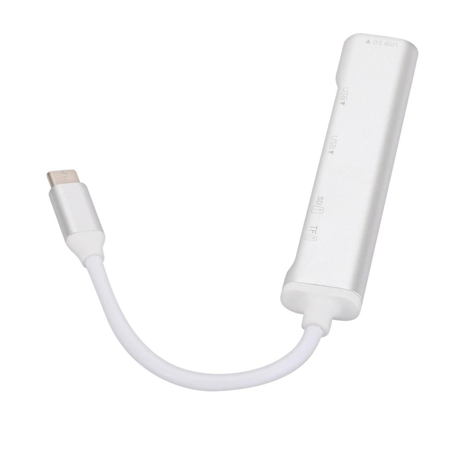 USB C Docking Station SD/TF Card Slots Portable Compact for Laptop Office