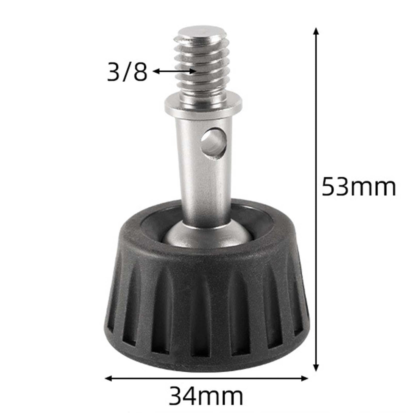 Rubber Foot Pad Foot Spike Rotatable for Tripod Monopod Accessories Style A