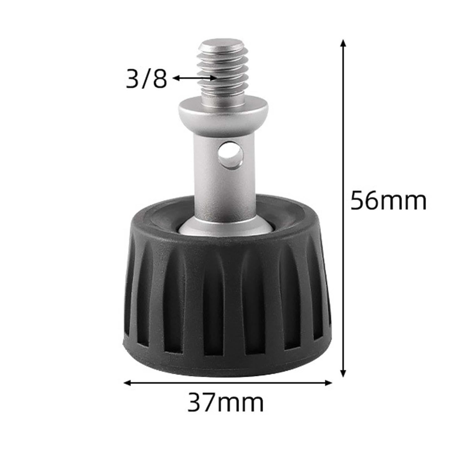 Rubber Foot Pad Foot Spike Rotatable for Tripod Monopod Accessories Style B