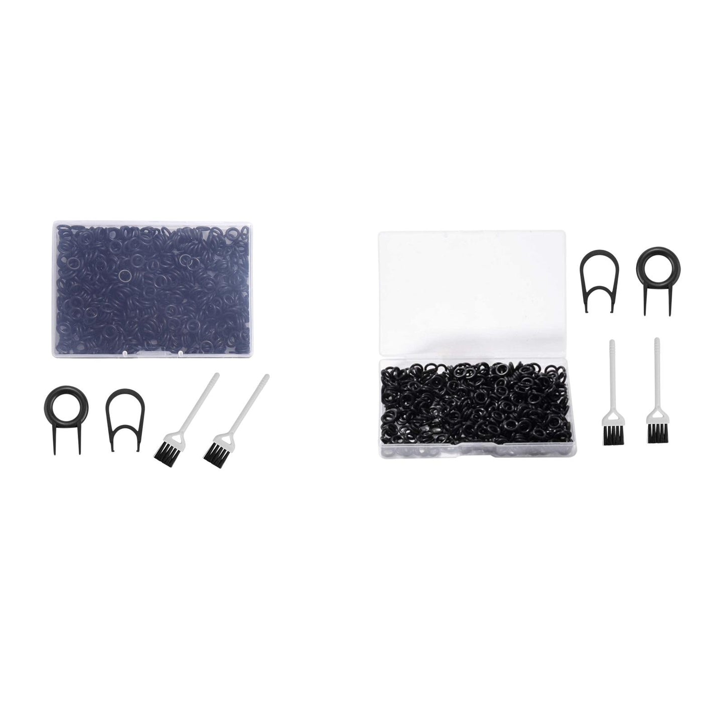 500Pcs o rings Keyboard Switch Dampener with Keyboard Pullers Portable Black