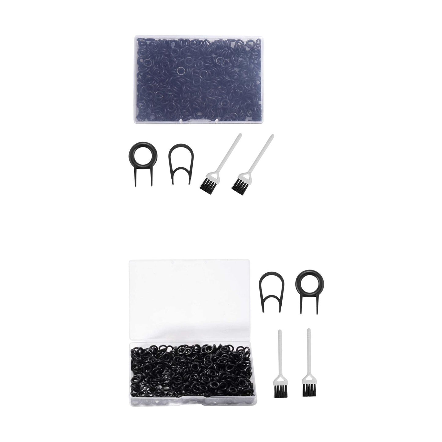 500Pcs o rings Keyboard Switch Dampener with Keyboard Pullers Portable Black