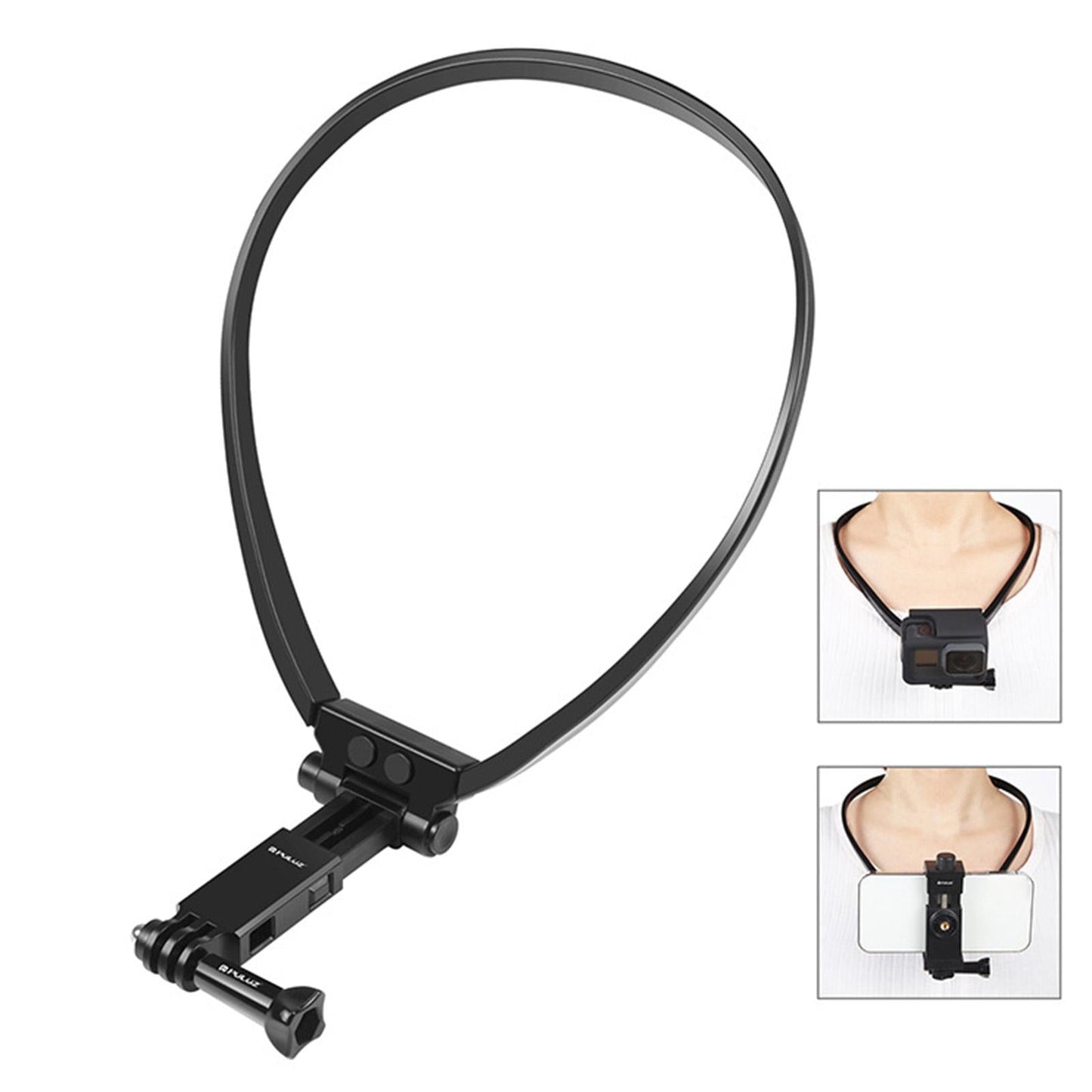 Neck Holder Mount Kit Adjustable Neck Mount Holder Strap for Camera