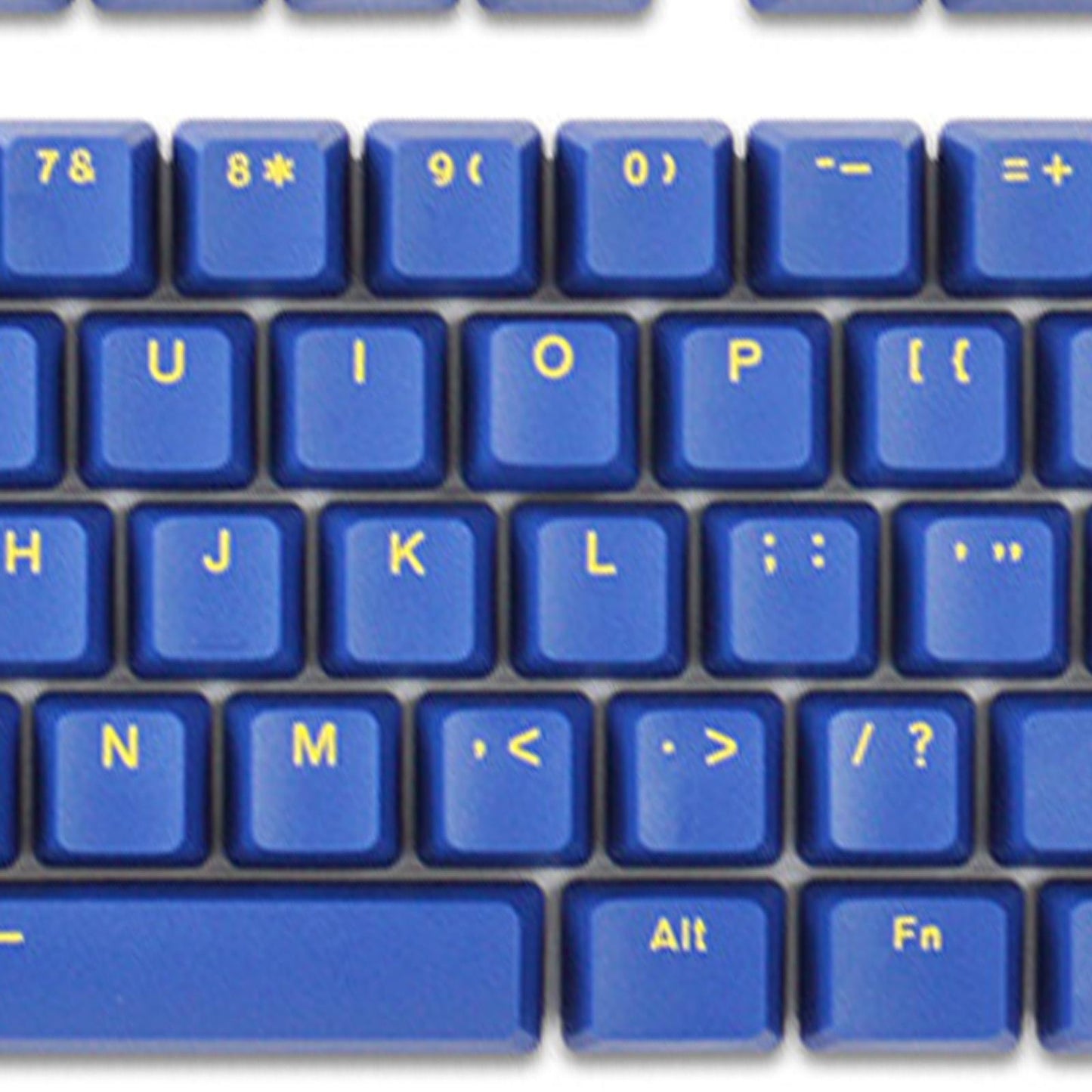 132 Keycaps PBT Universal Simple Themed for Keyboard Accessories Blue