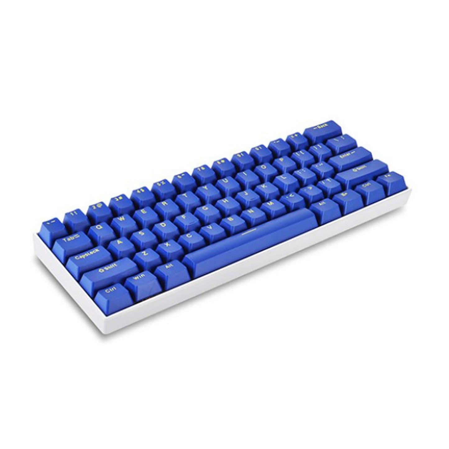 132 Keycaps PBT Universal Simple Themed for Keyboard Accessories Blue