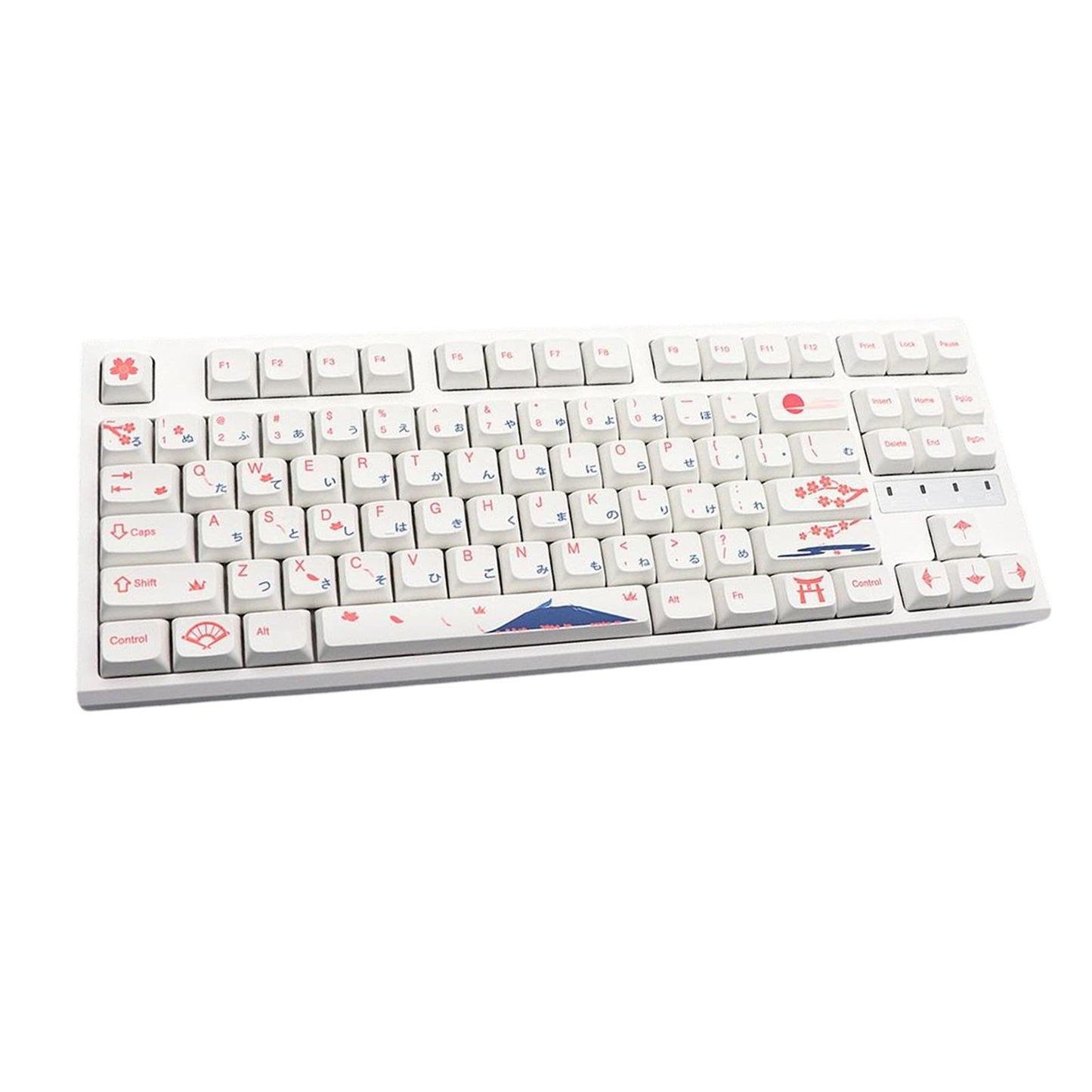 130 Key Caps PBT Xda Profile for Mechanical Keyboards Replacement Durable Japanese