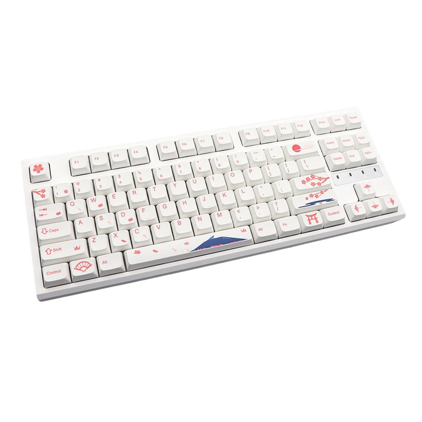 130 Key Caps PBT Xda Profile for Mechanical Keyboards Replacement Durable English