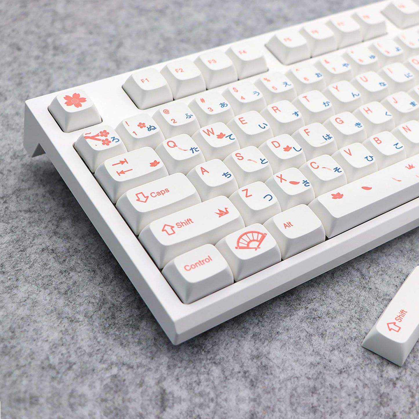 130 Key Caps PBT Xda Profile for Mechanical Keyboards Replacement Durable English