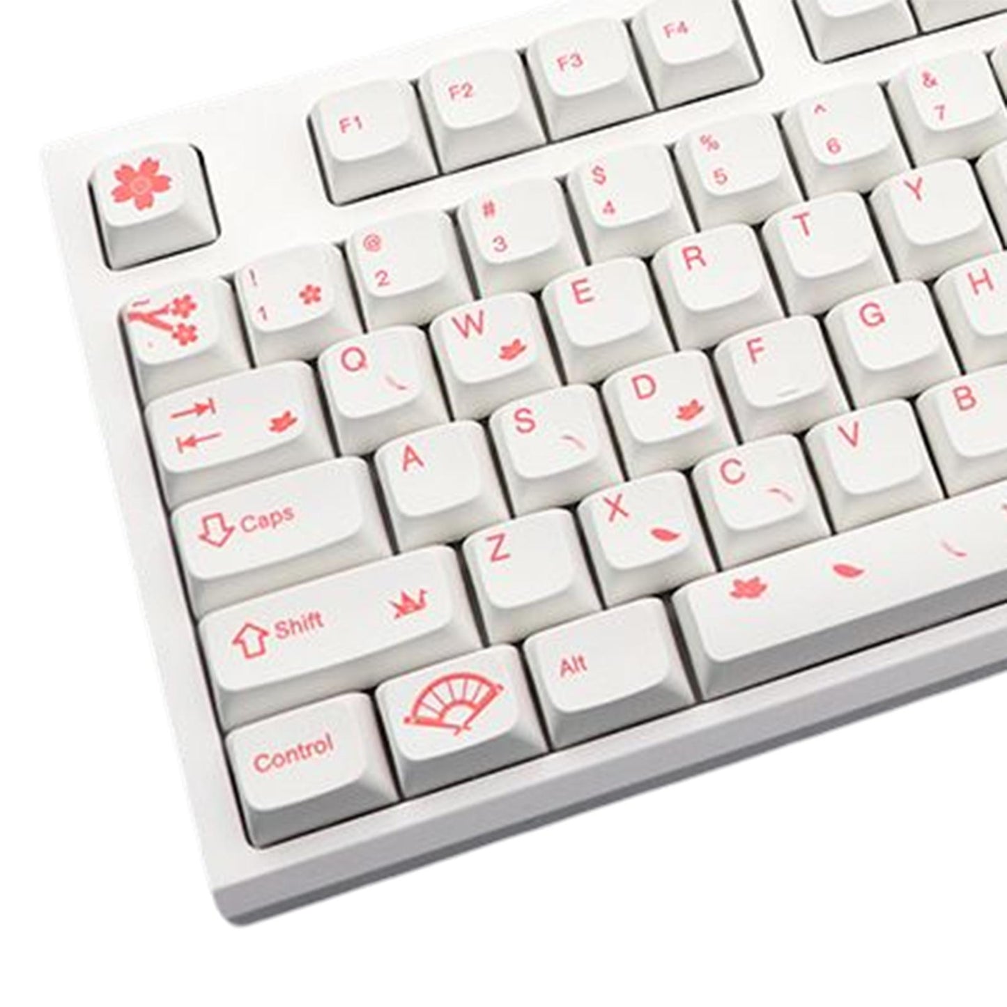 130 Key Caps PBT Xda Profile for Mechanical Keyboards Replacement Durable English