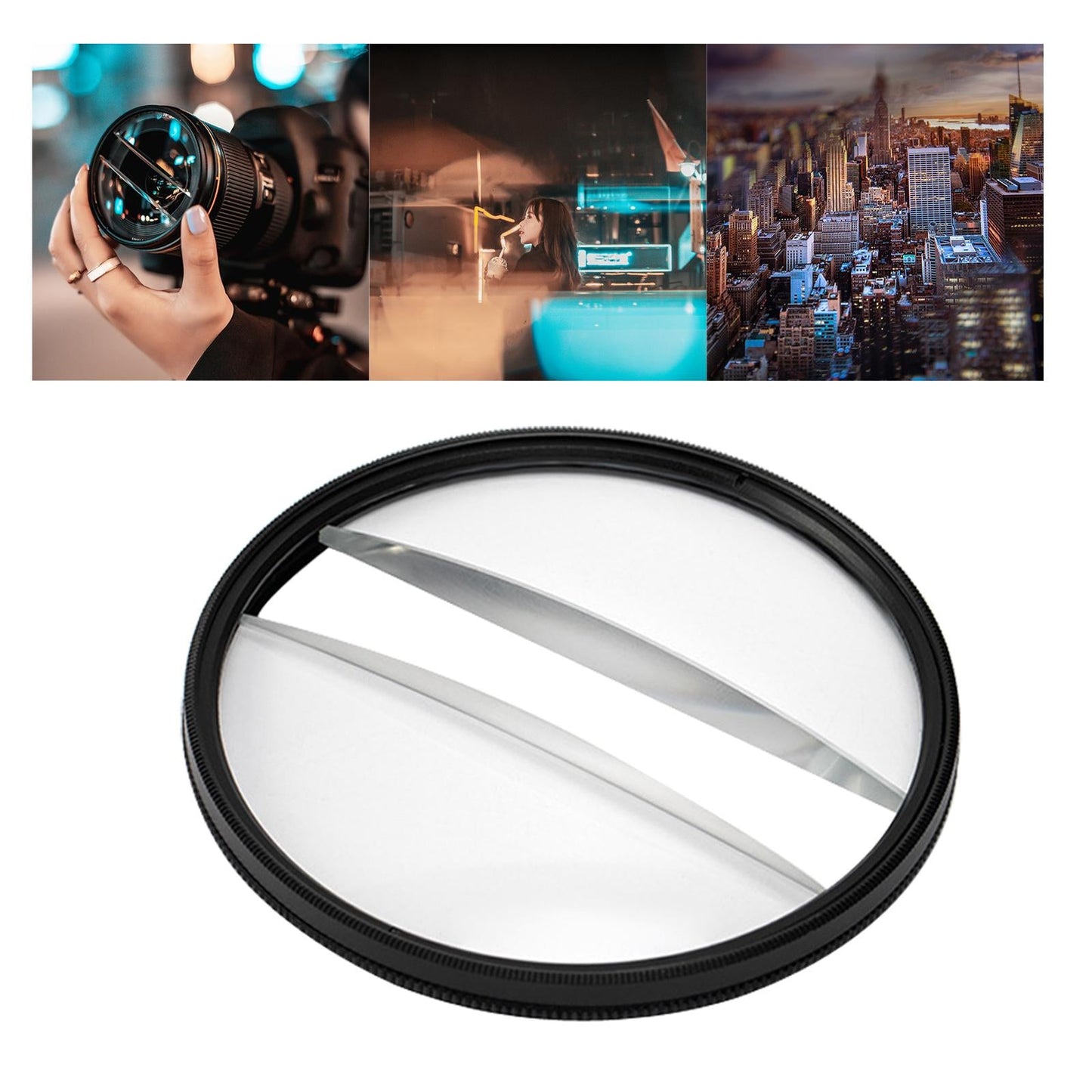 Special Effects Filters Double Half moon for Slr Photography