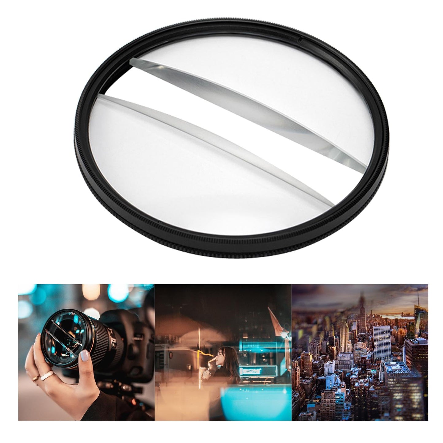 Special Effects Filters Double Half moon for Slr Photography