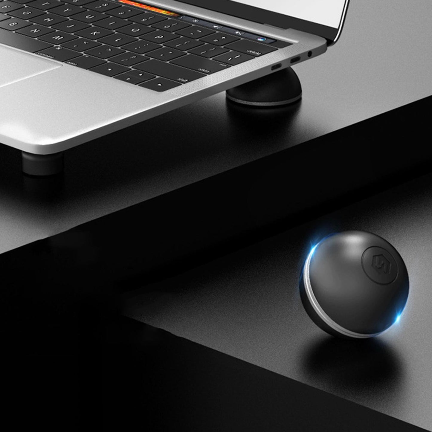 Portable Fold Laptop Stand Holder Cooler Ball for Tablet PC Notebook white