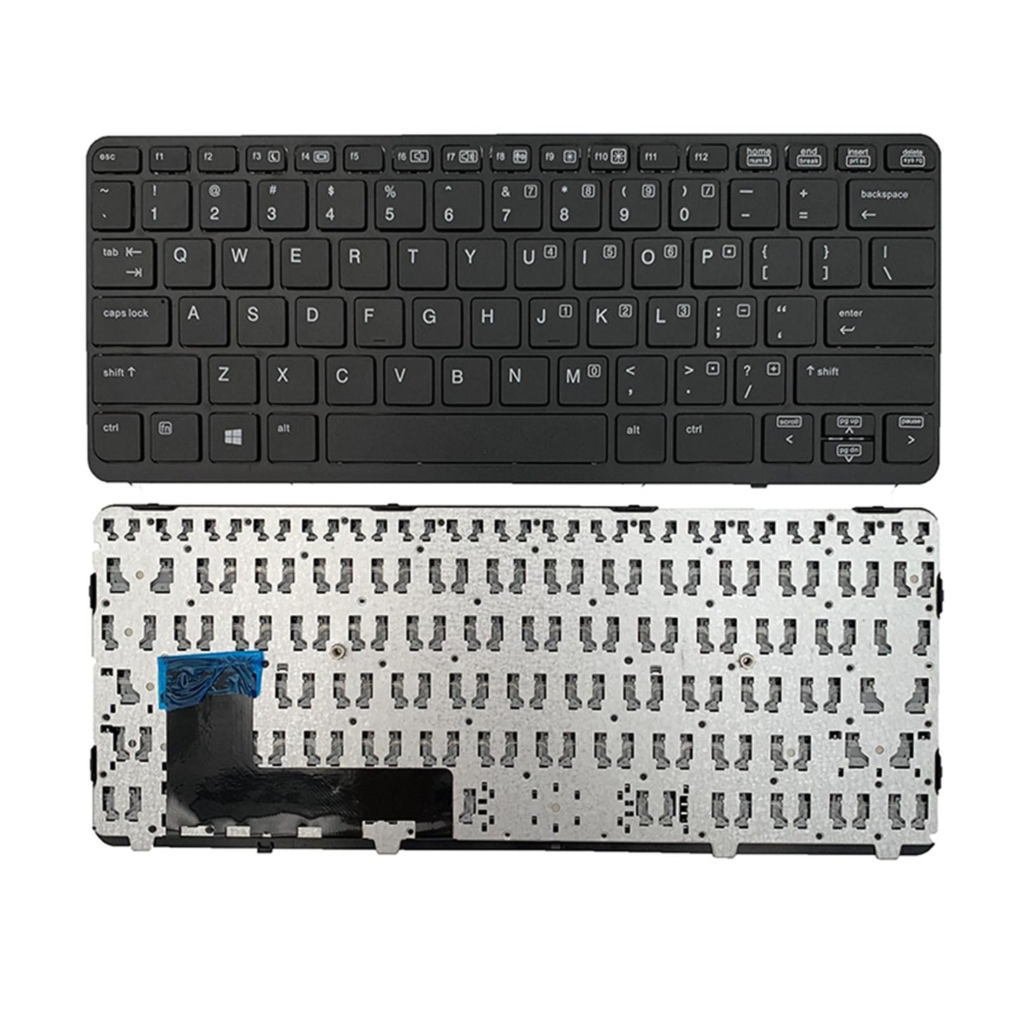 Laptop Keyboard Black with Frame for HP Elitebook 820 G1 820 G2 Durable