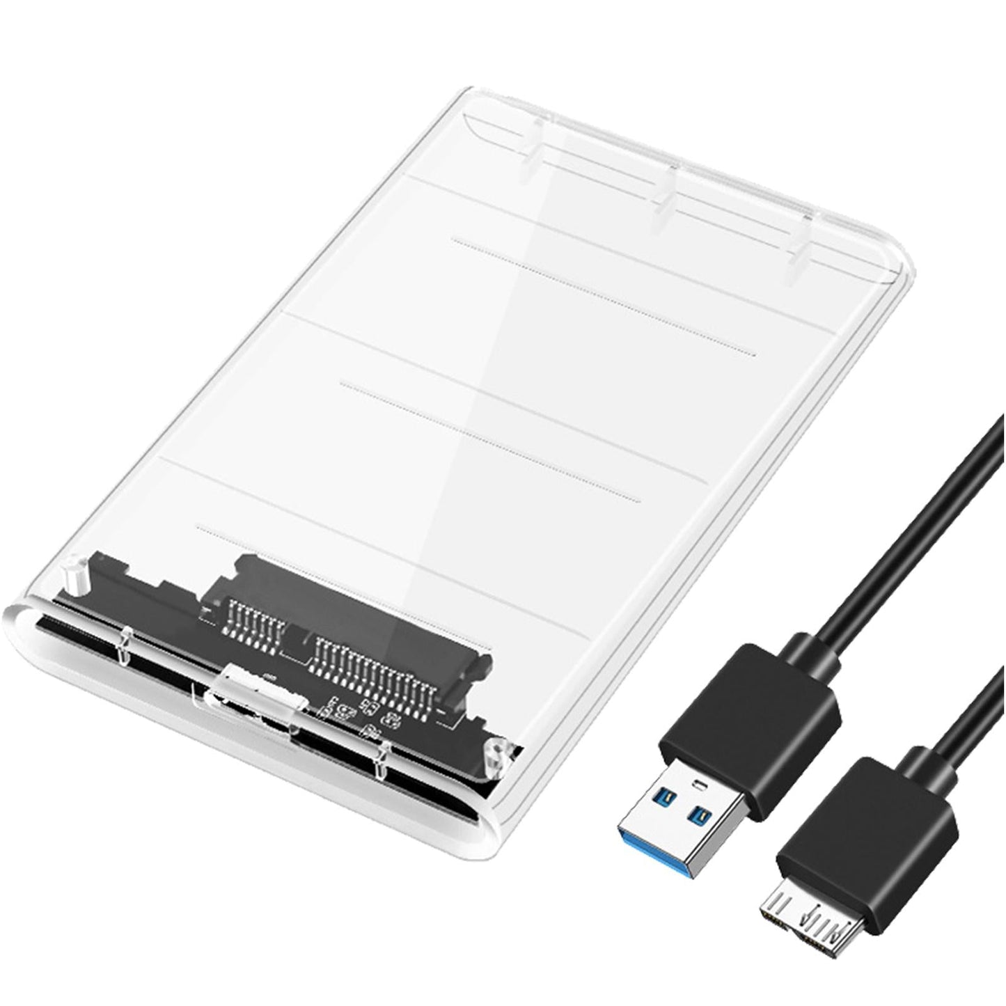 External 2.5'' Enclosure case External Drive Enclosure Clear